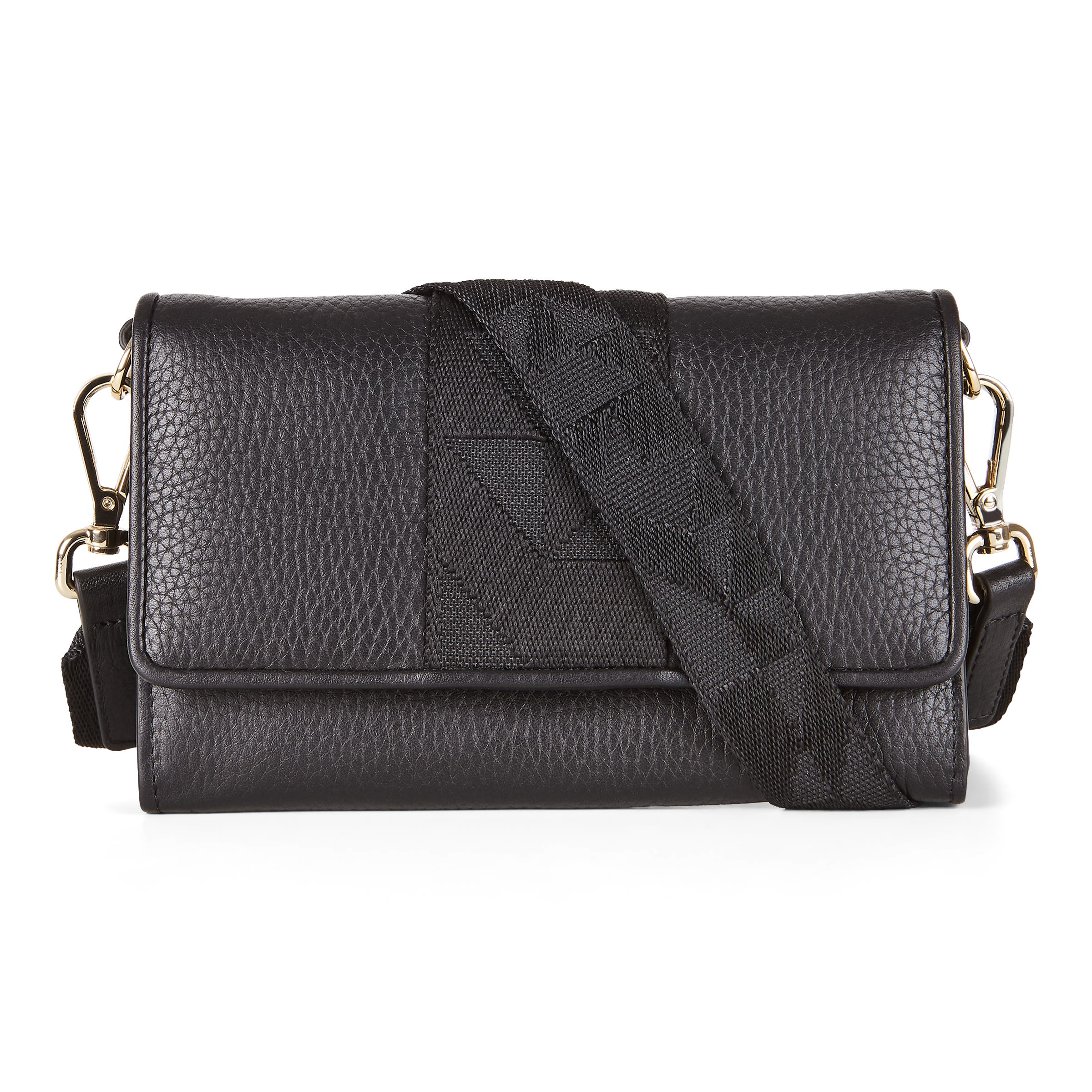 ECCO SP 3 Crossbody Wallet - Black - Detail-1