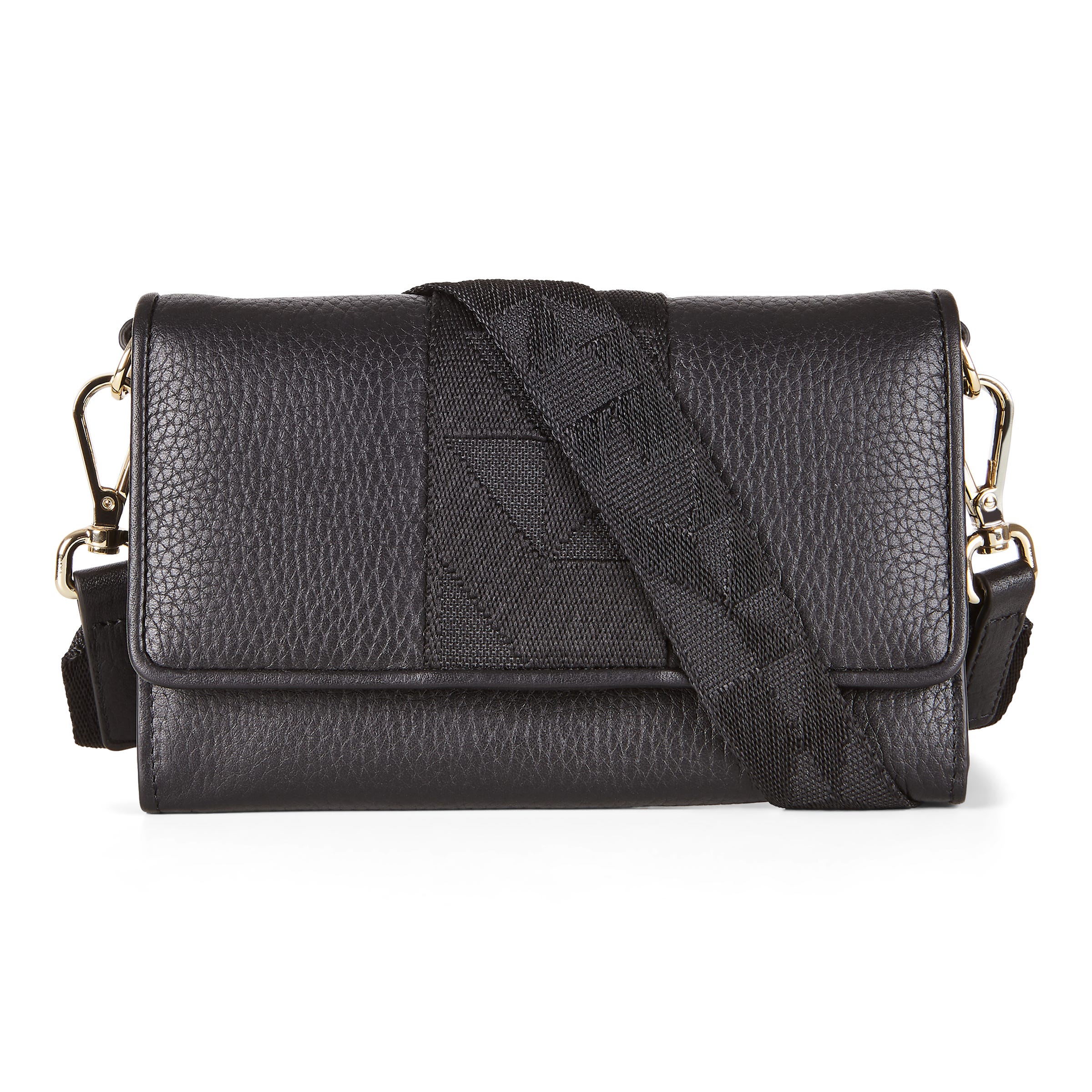 ECCO SP 3 Crossbody Wallet - Black - Detail-1