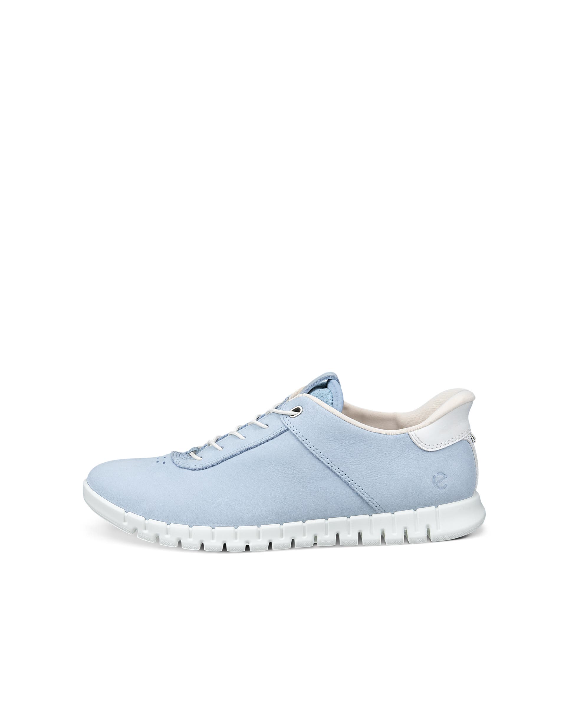 ECCO® GRUUV LITE Damen Lederschnürschuh - Blau - Outside