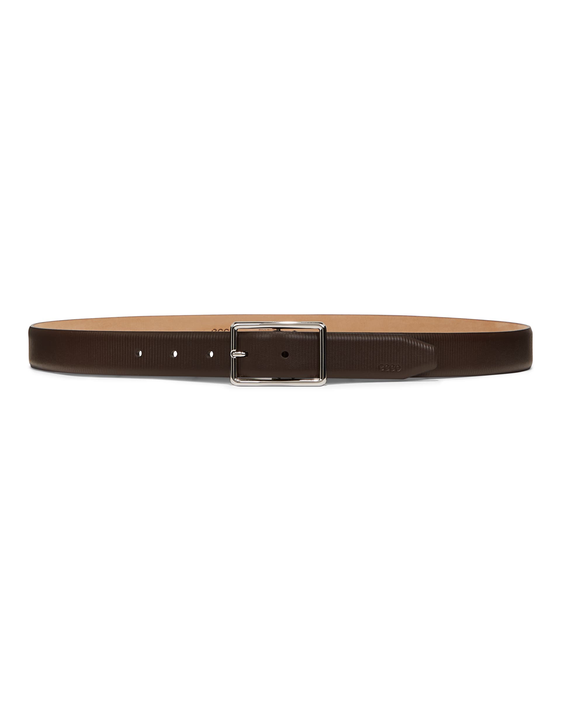 Men's ECCO® Leather Belt - Brown - Main