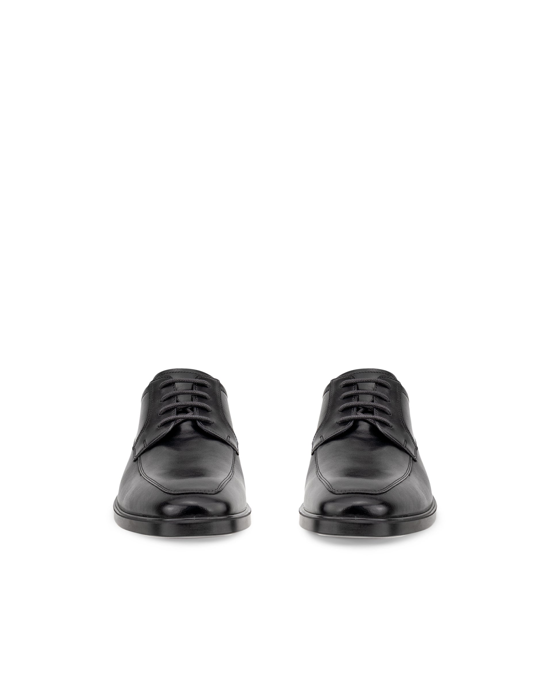 Men's ECCO® Metropole Milan Leather Derby Shoe - Black - Front pair