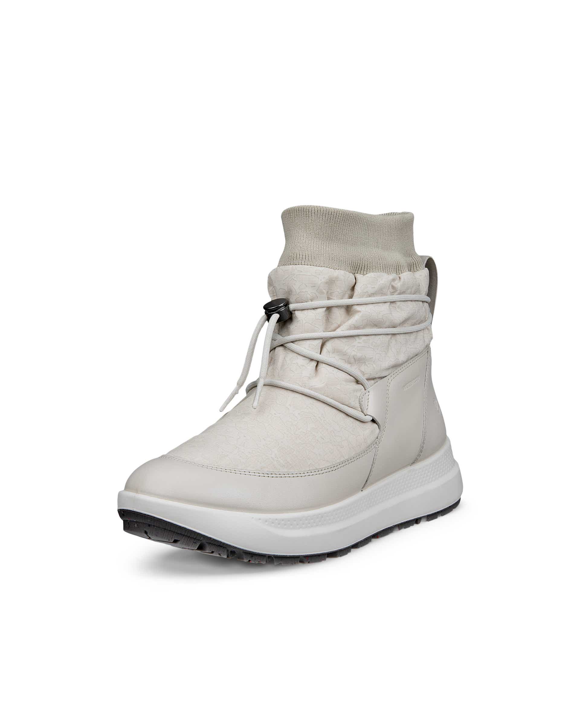 ECCO SOLICE MID Women ウィメンズ レザーウォータープルーフブーツ - グレー - Main