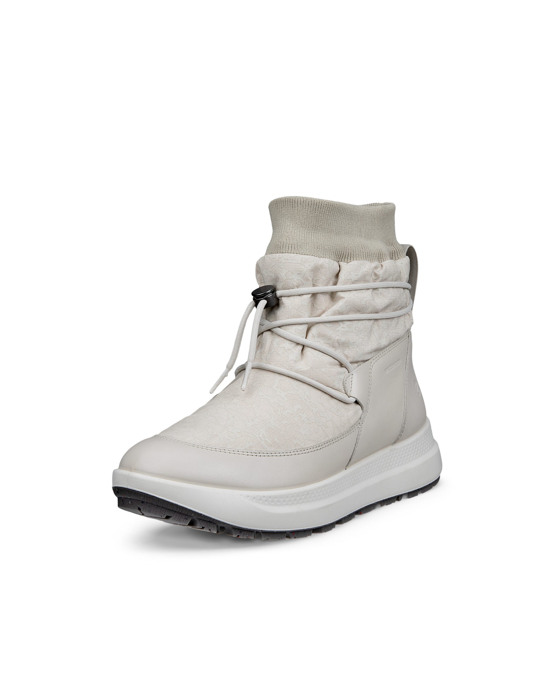 ECCO SOLICE MID Women ウィメンズ レザーウォータープルーフブーツ - グレー - Main