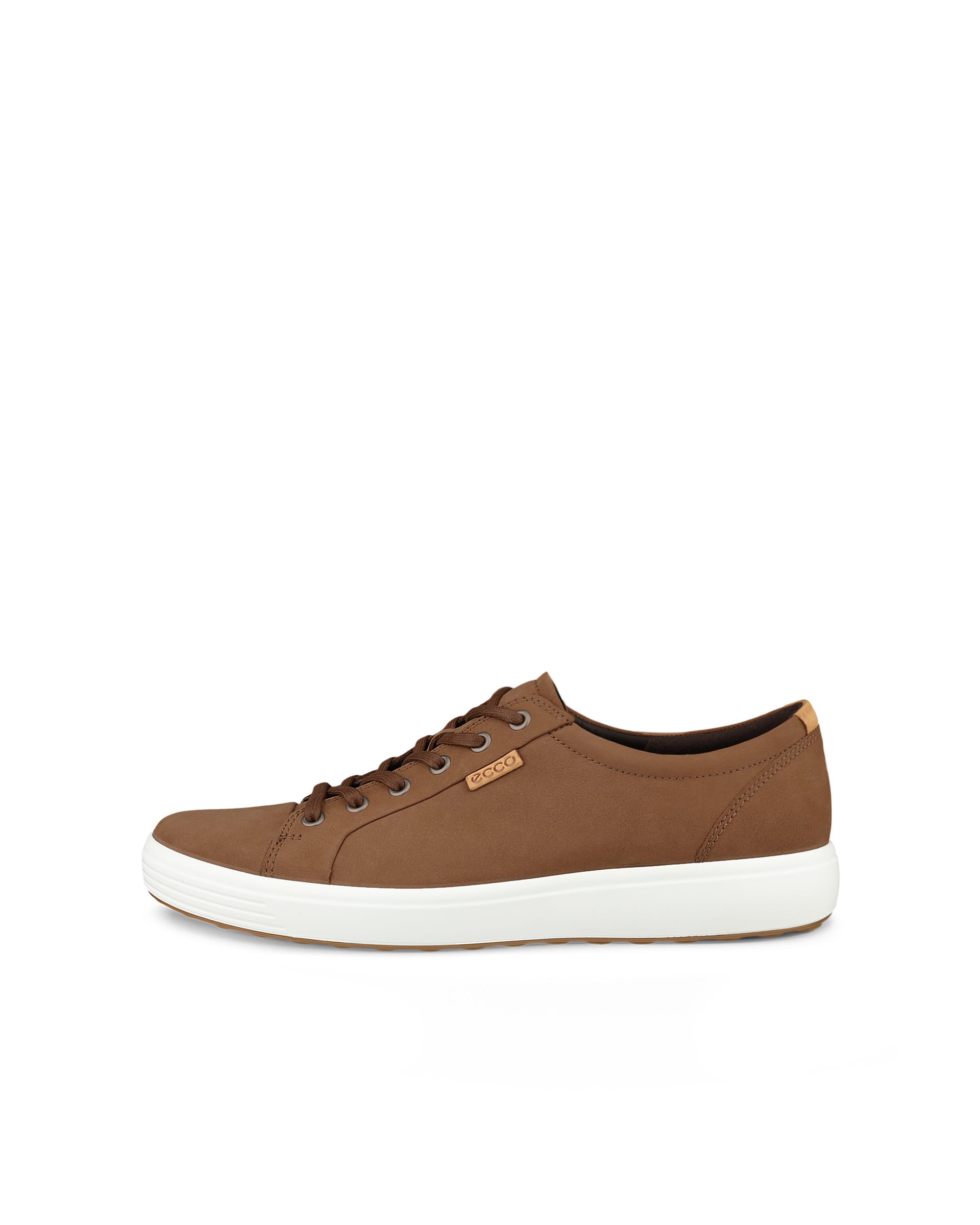 ECCO® Soft 7 Herren Sneaker aus Nubukleder - Braun - Outside