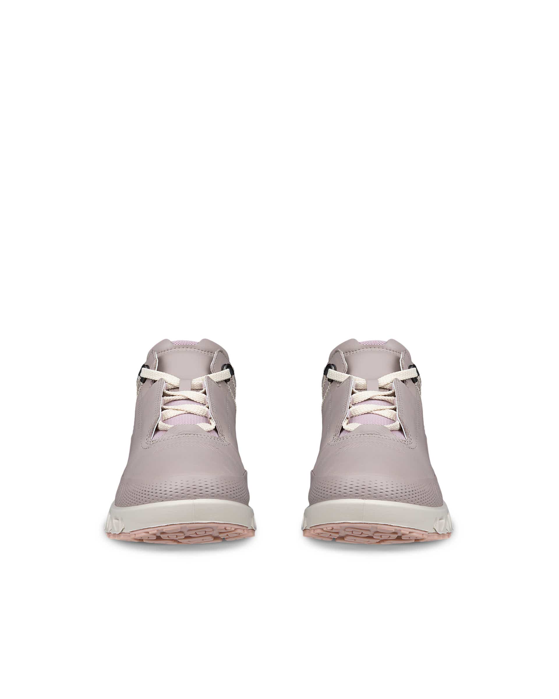 ECCO® MULTI-VENT baskets de plein air en cuir Gore-Tex pour femme - Rose - Front pair