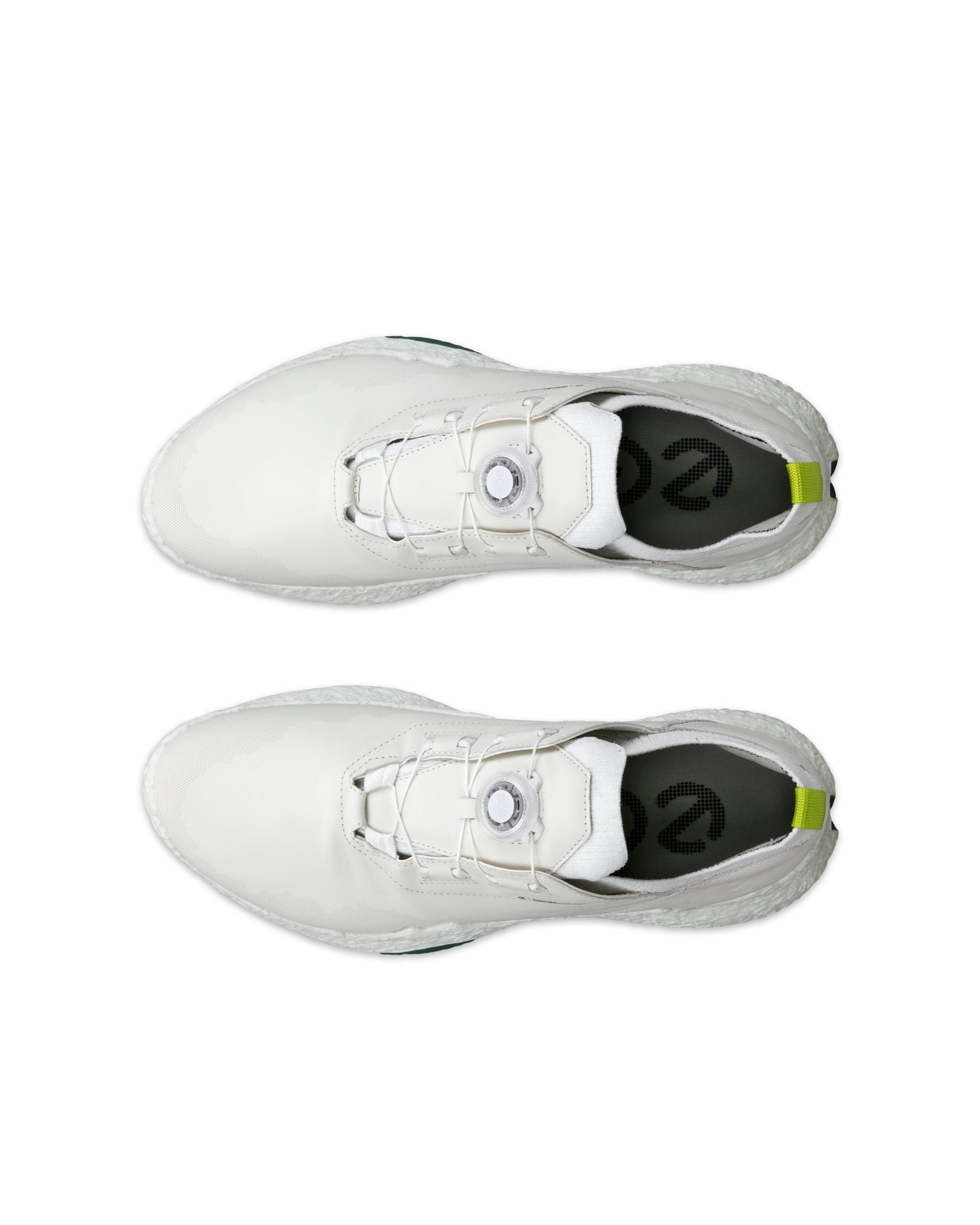 Pánska kožená nepremokavá golfová obuv ECCO® Golf BIOM H5 - Biela - Top left pair