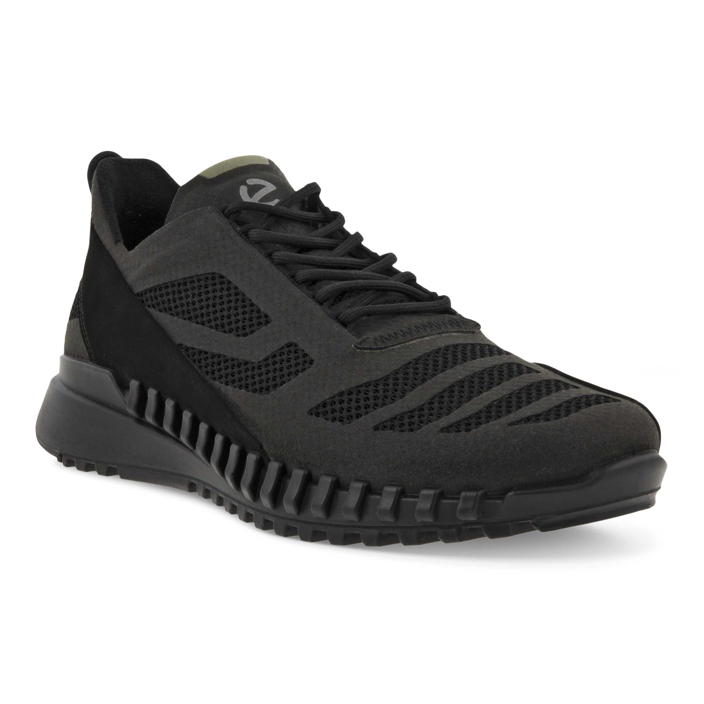 ECCO Zipflex メンズ アウトドアスニーカー | ブラック