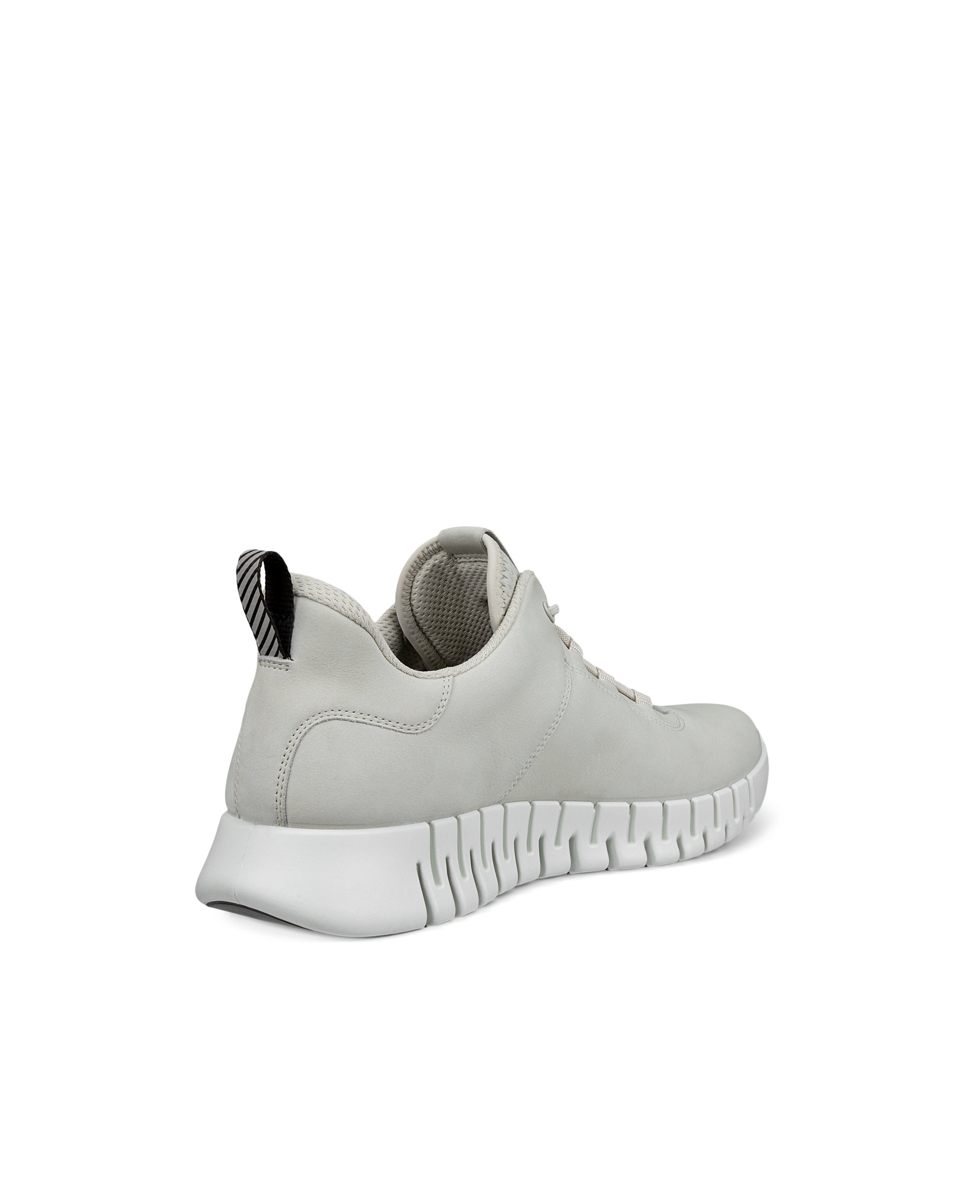 ECCO Gruuv Flexible Sole Men メンズ レザースニーカー - グレー - Back