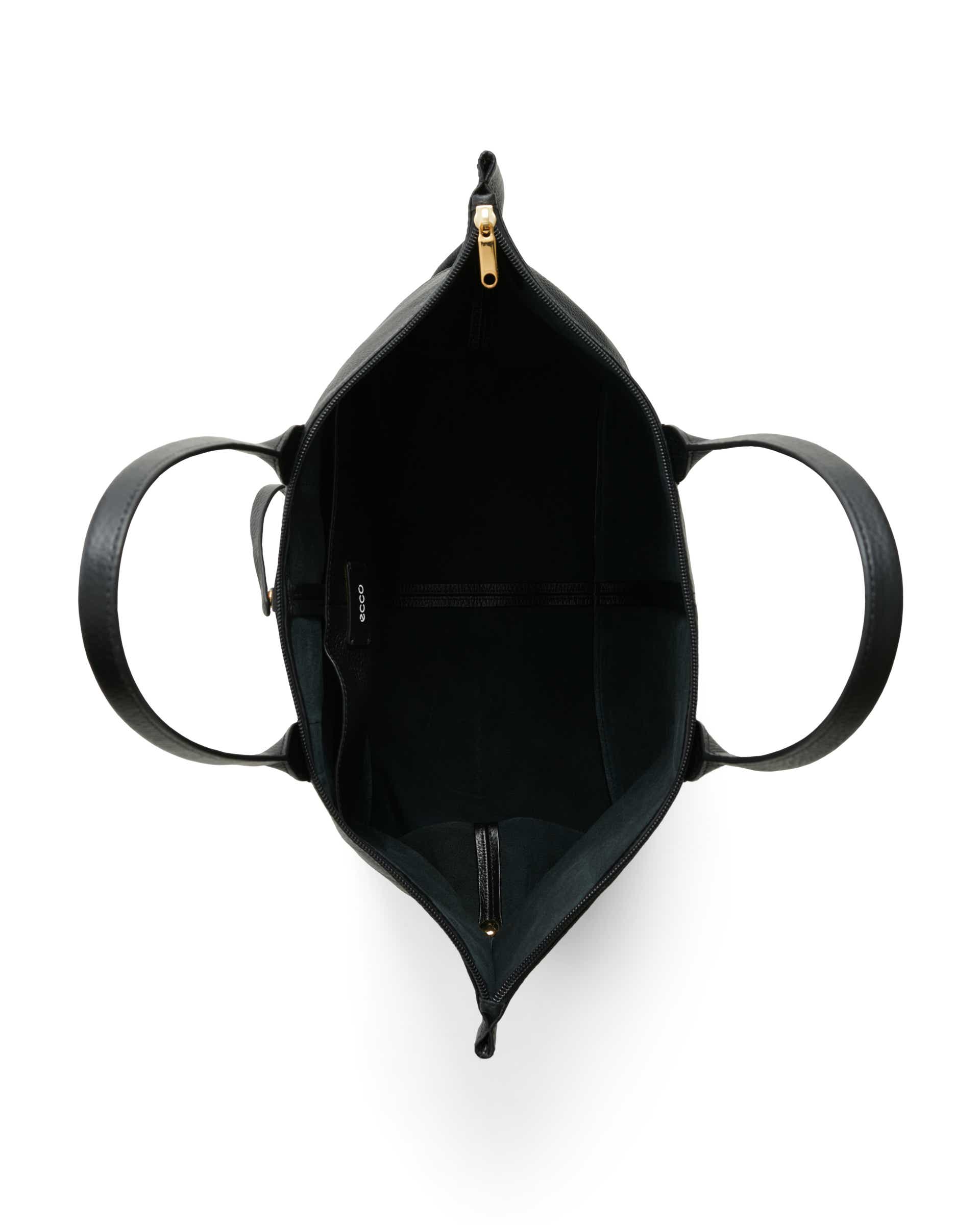 Skórzana torba shopper ECCO® Tote - Czarny - Birdeye