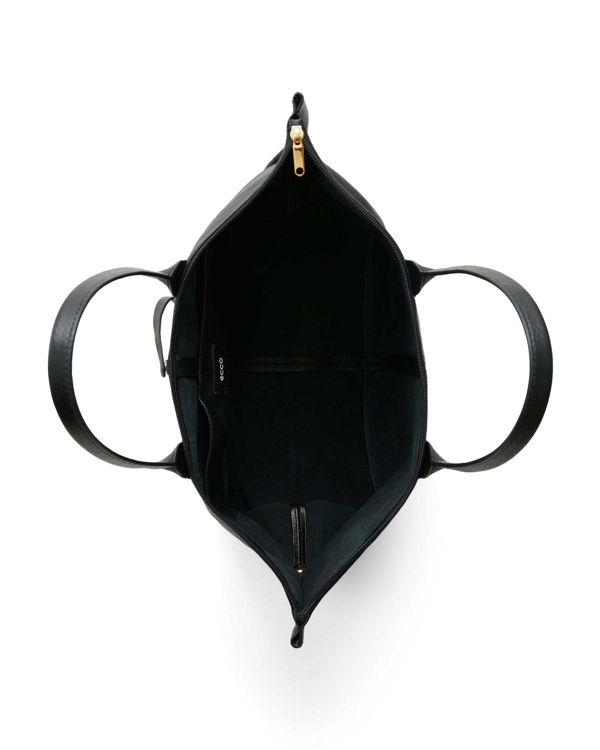 Skórzana torba shopper ECCO® Tote - Czarny - Birdeye