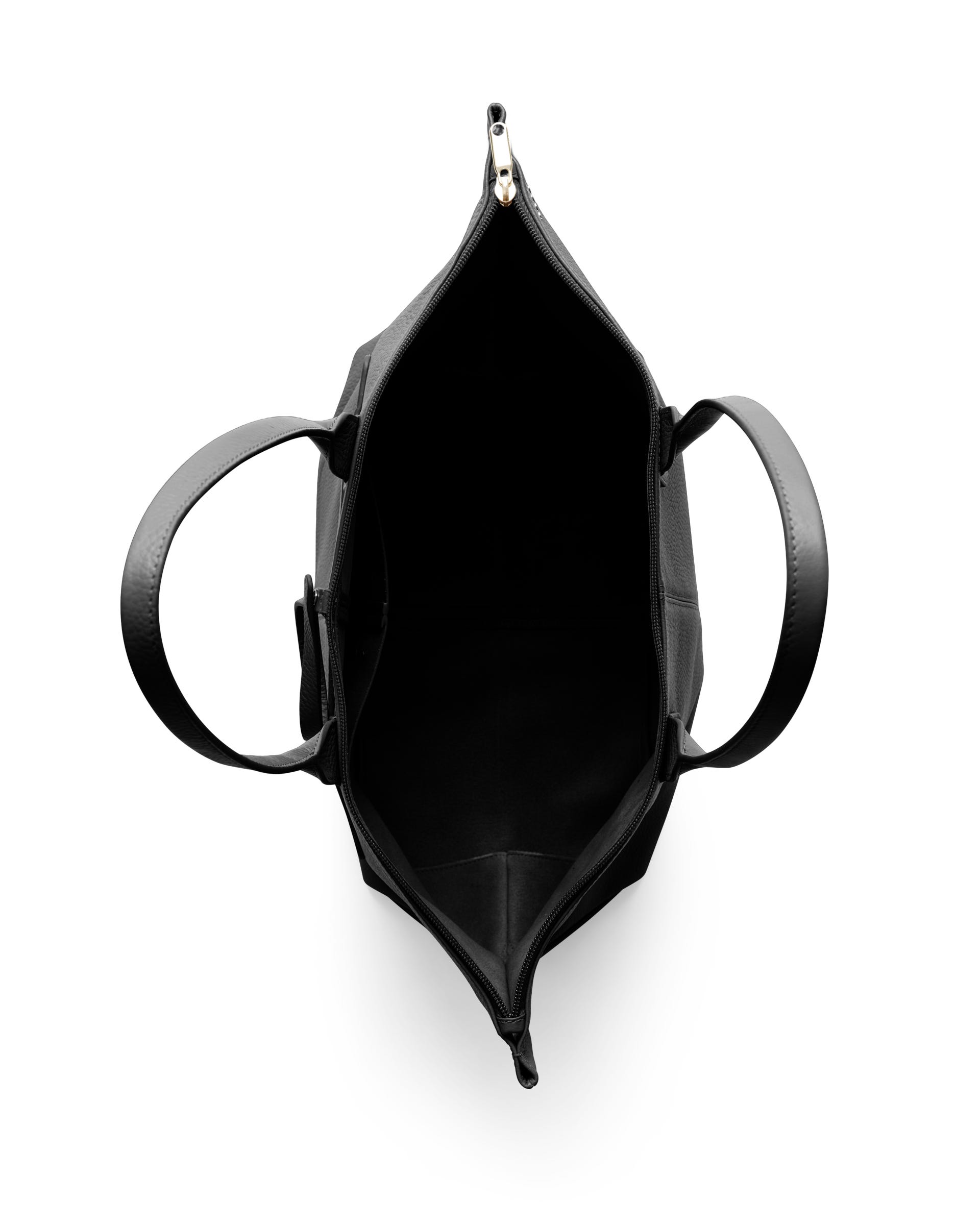 ECCO® Leather Tote Go - Black - Main