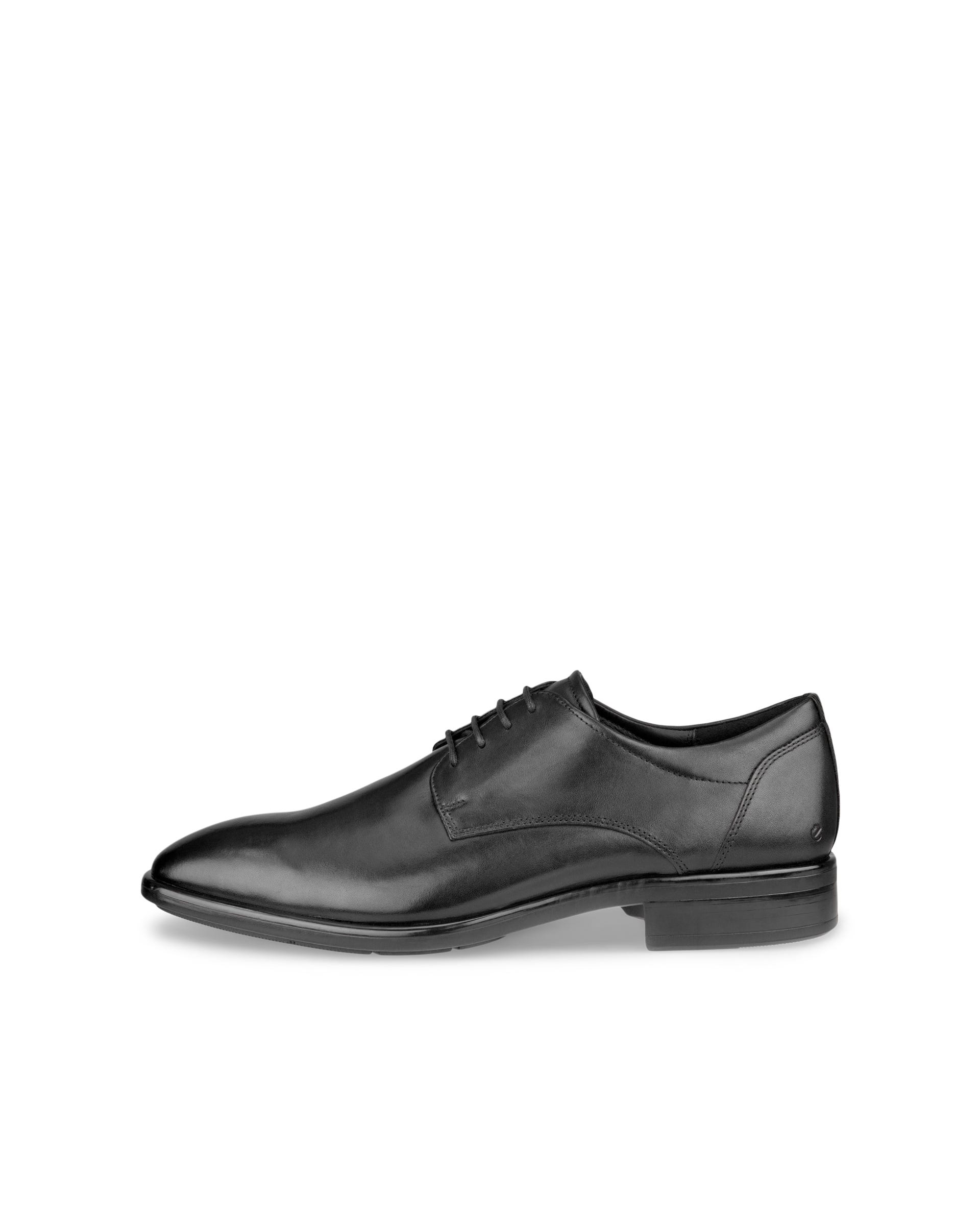 ECCO® Citytray derbies cuir pour homme - Noir - Outside