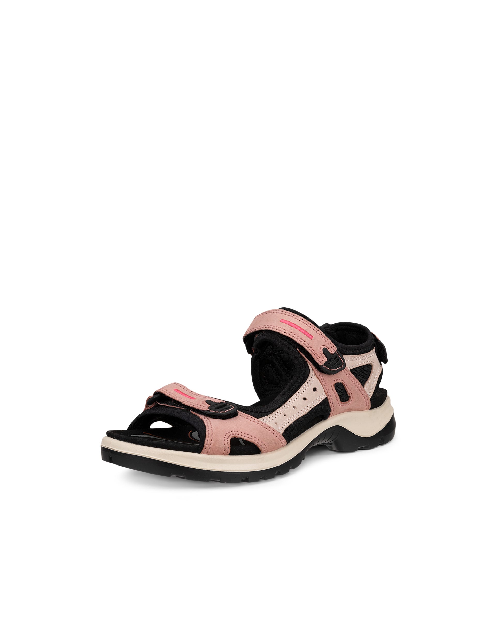 Women's ECCO® Offroad Yucatan Nubuck Walking Sandal - Pink - Main