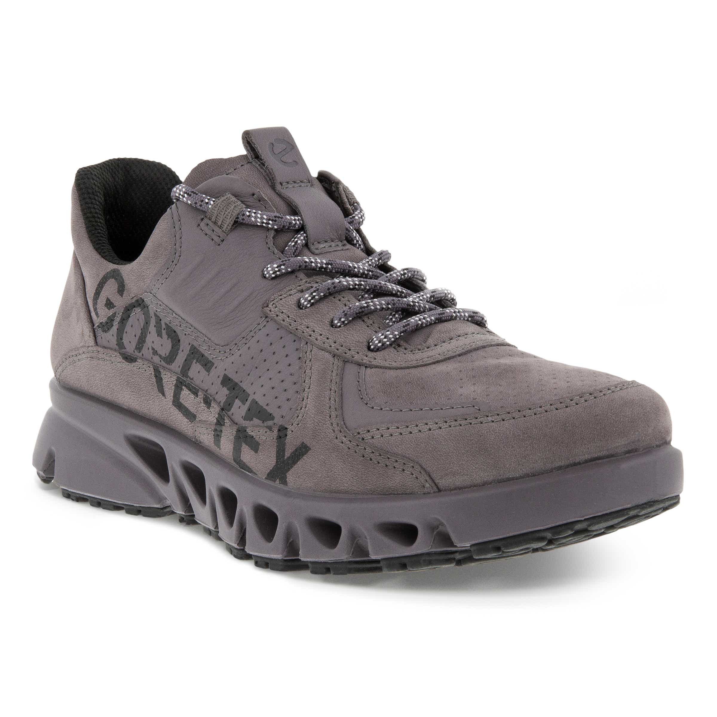 Women's ECCO® Multi-Vent Nubuck Gore-Tex Outdoor Sneaker - Grey - Main