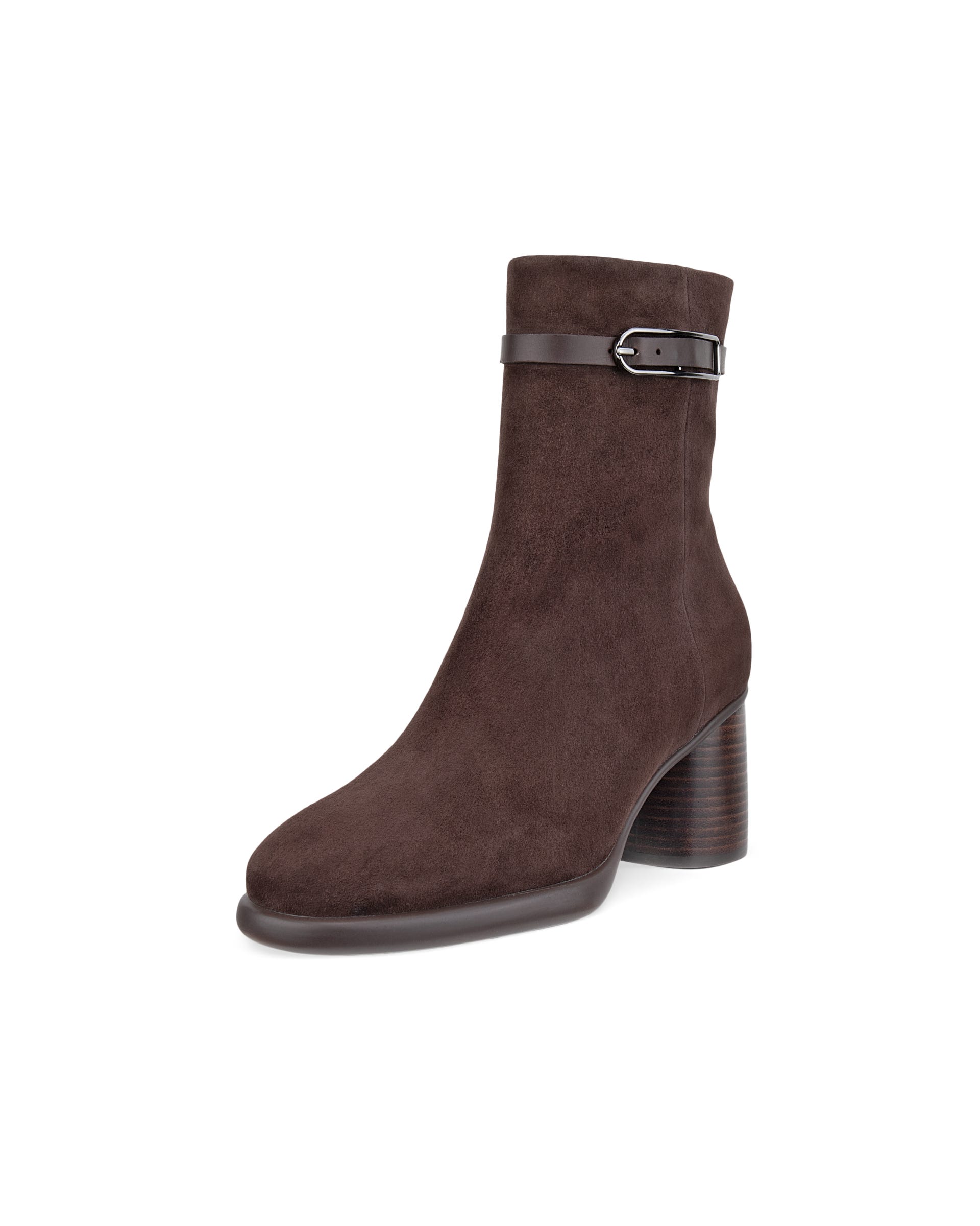 ECCO® SCULPTED LX 55 Damen Ankle Boot aus Veloursleder - Braun - Outside