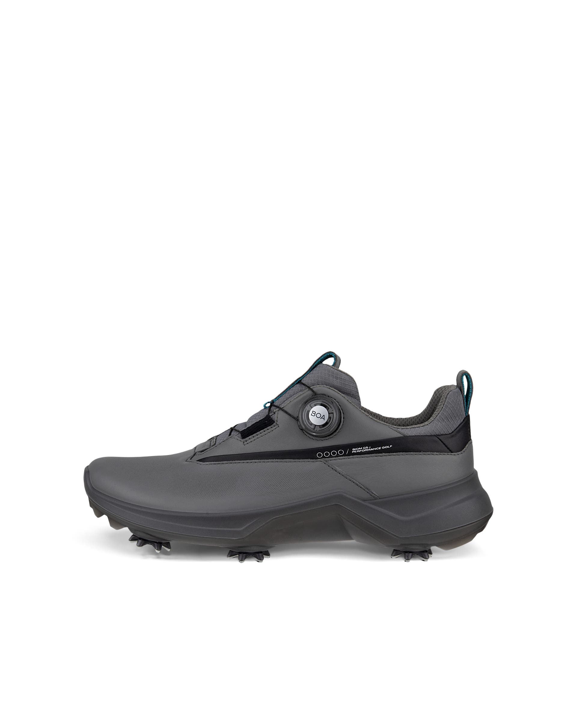 ECCO Golf BIOM G5 メンズ レザーGore-Texゴルフスパイク - グレー - Outside