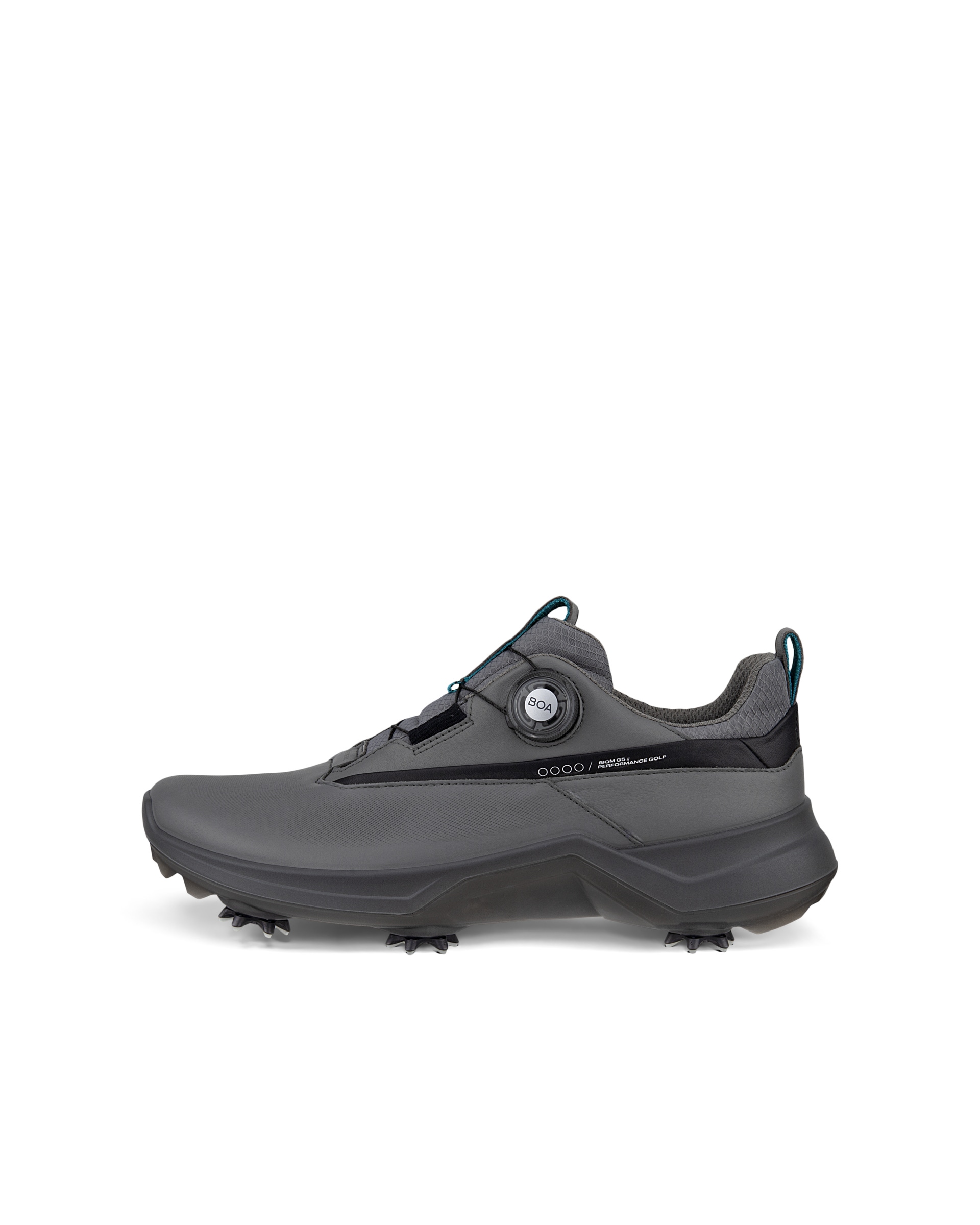 ECCO Golf Biom Hybrid 5 ホワイト/ブルー ECCO Golf BIOM H5 Hybrid メンズ レザーウォータープルーフ