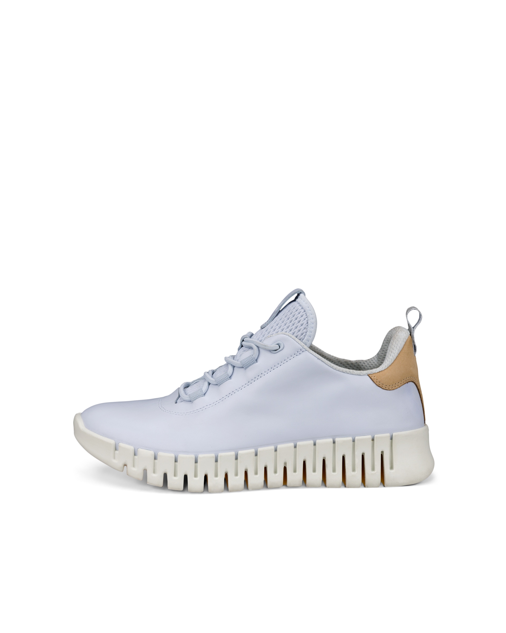 Zapatillas de piel ECCO® Gruuv para mujer - Azul - Outside