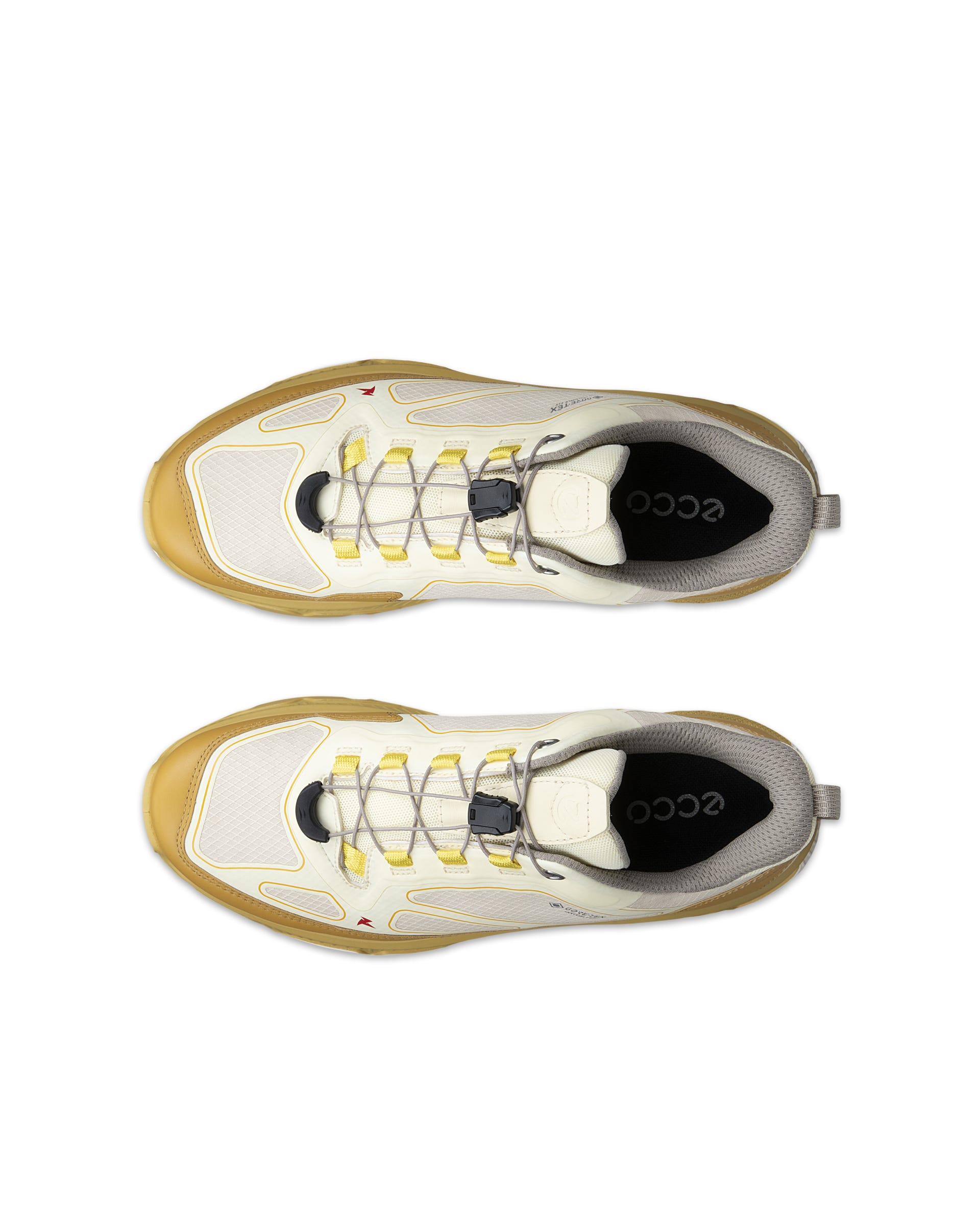 ECCO RECEPTOR XP WOMEN ウィメンズ レザースニーカー - イエロー - Outside