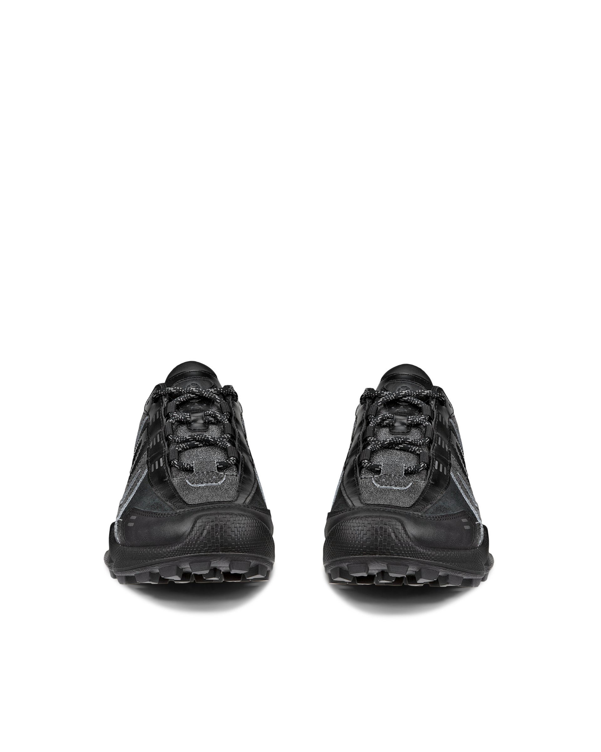 ECCO® BIOM C-Trail női velúr outdoor sneaker - Fekete - Front pair