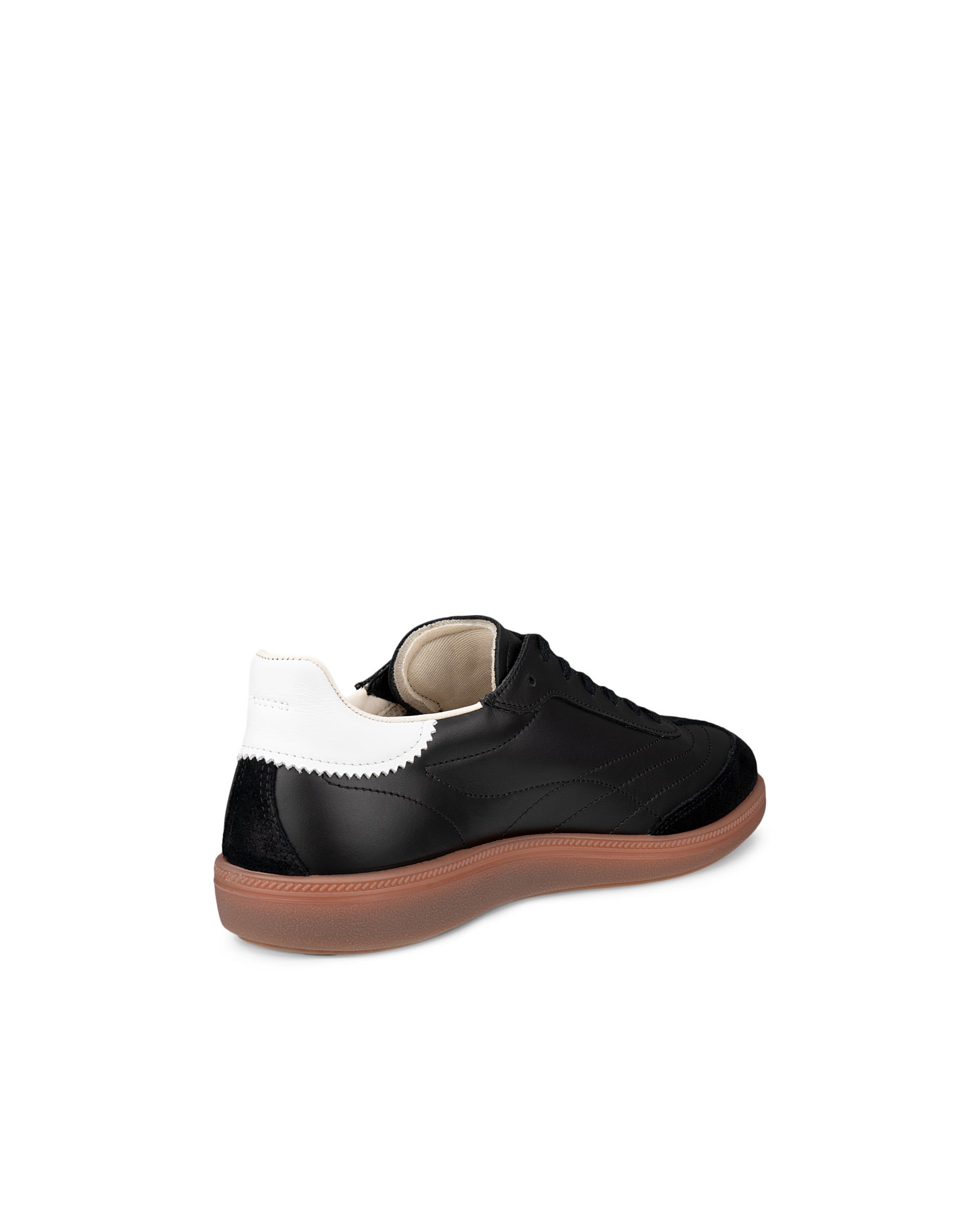 ECCO SOFT 11 WOMEN ウィメンズ レザースニーカー - ブラック - Back