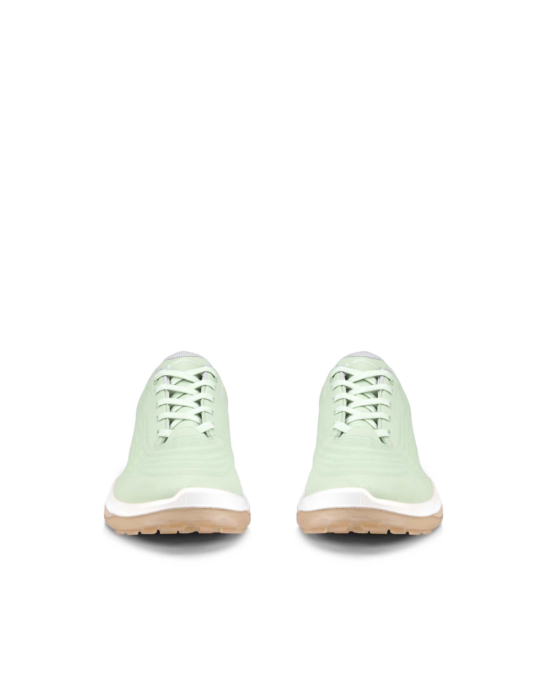 Women's ECCO® Golf LT1 Leather Waterproof Golf Shoe - Green - Front pair
