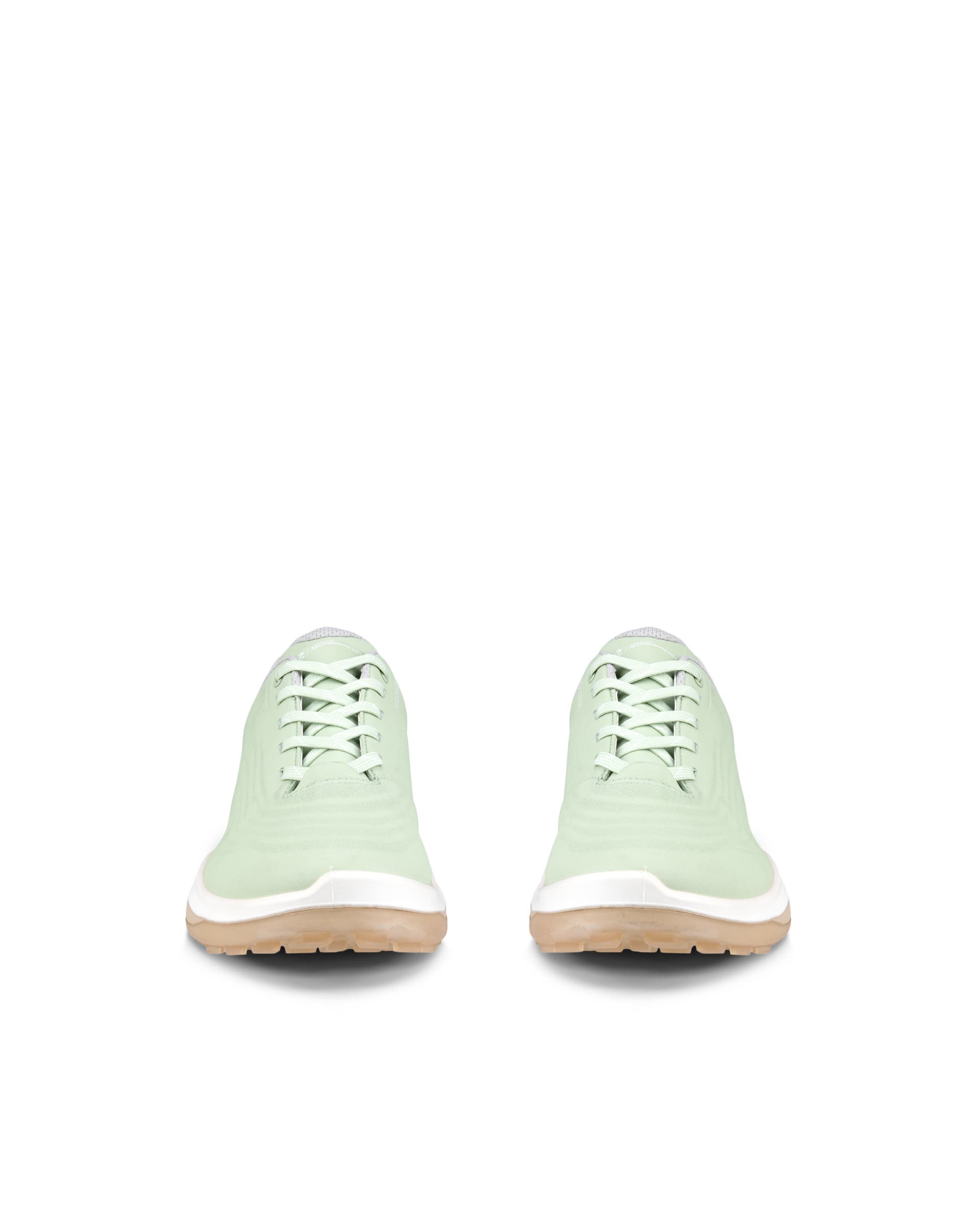Ladies ECCO® Golf LT1 Leather Waterproof Shoe - Green - Front pair