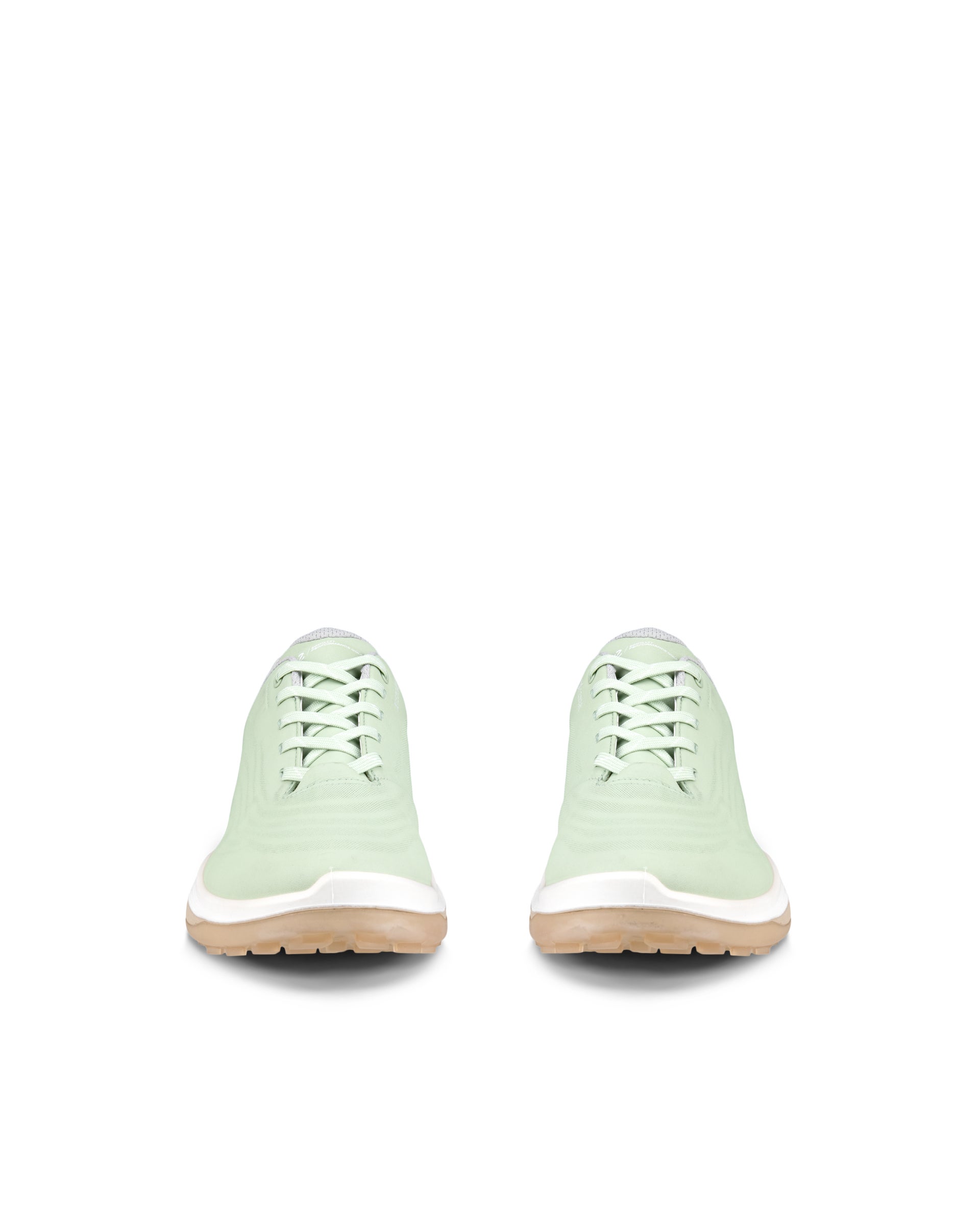 ECCO® Golf LT1 chaussure de golf imperméable en cuir pour femme - Vert - Front pair
