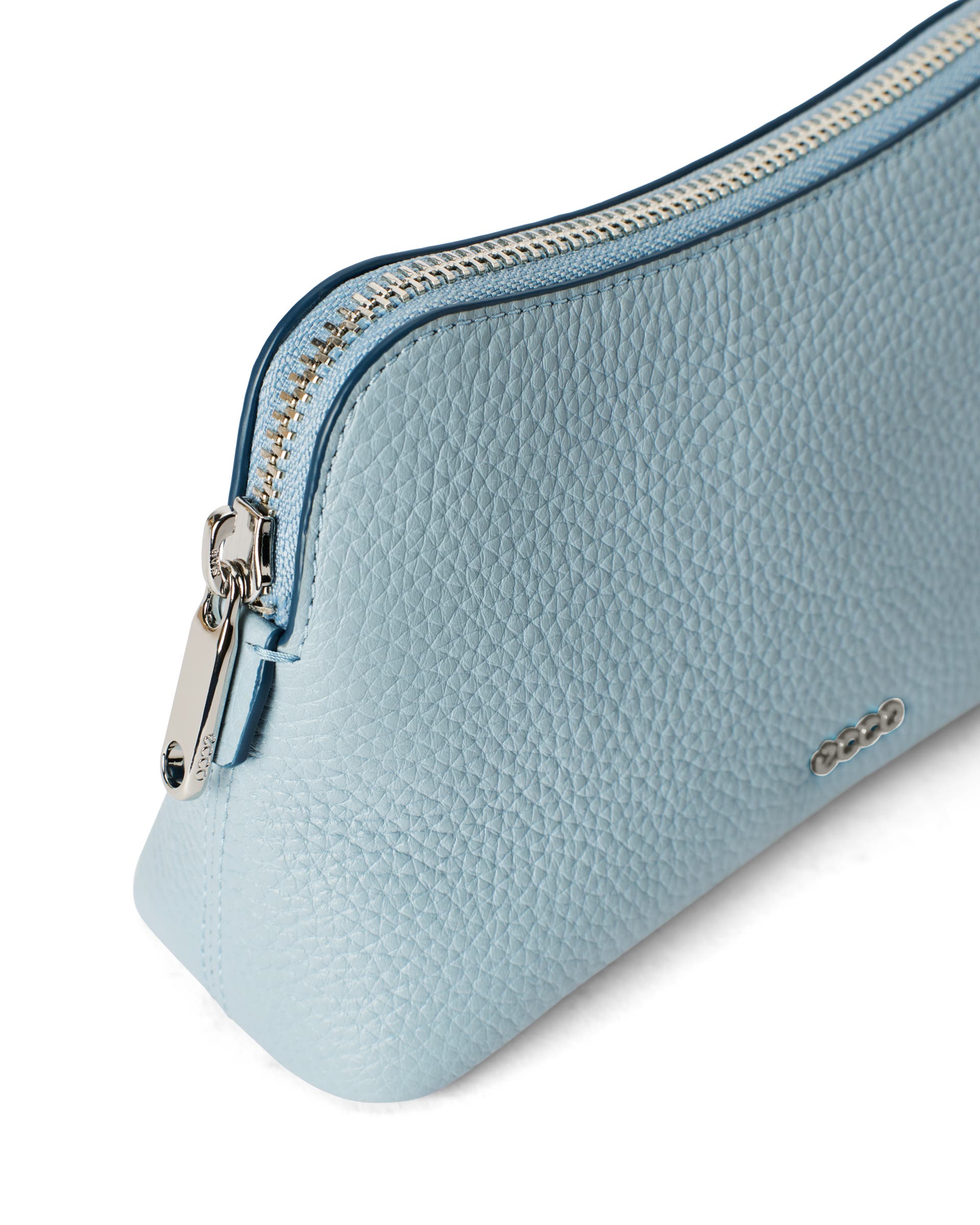ECCO Cosmetic Pouch レザーコスメティックポーチ - ブルー - Detail-1