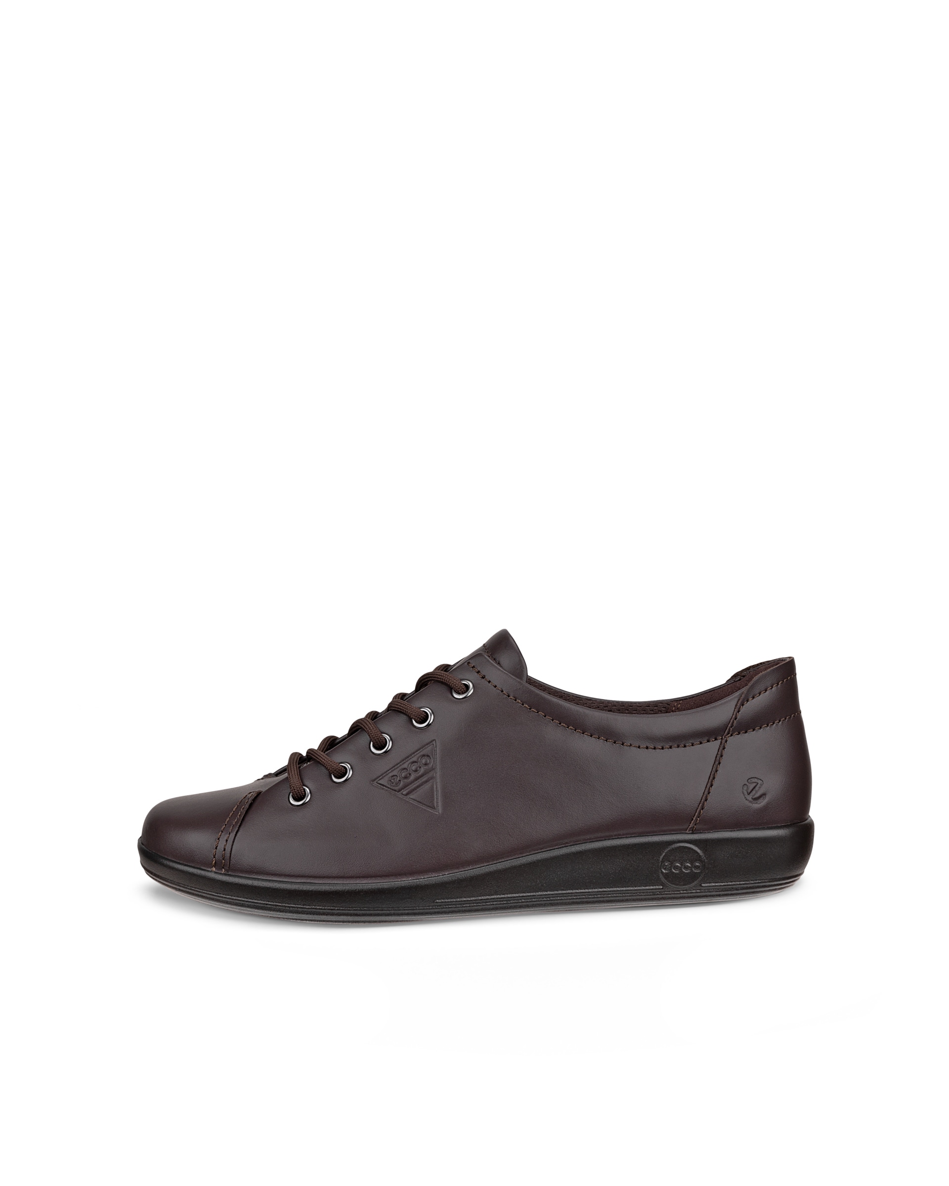 ECCO® SOFT 2.0 dames leren wandelschoen - Bruin - Outside