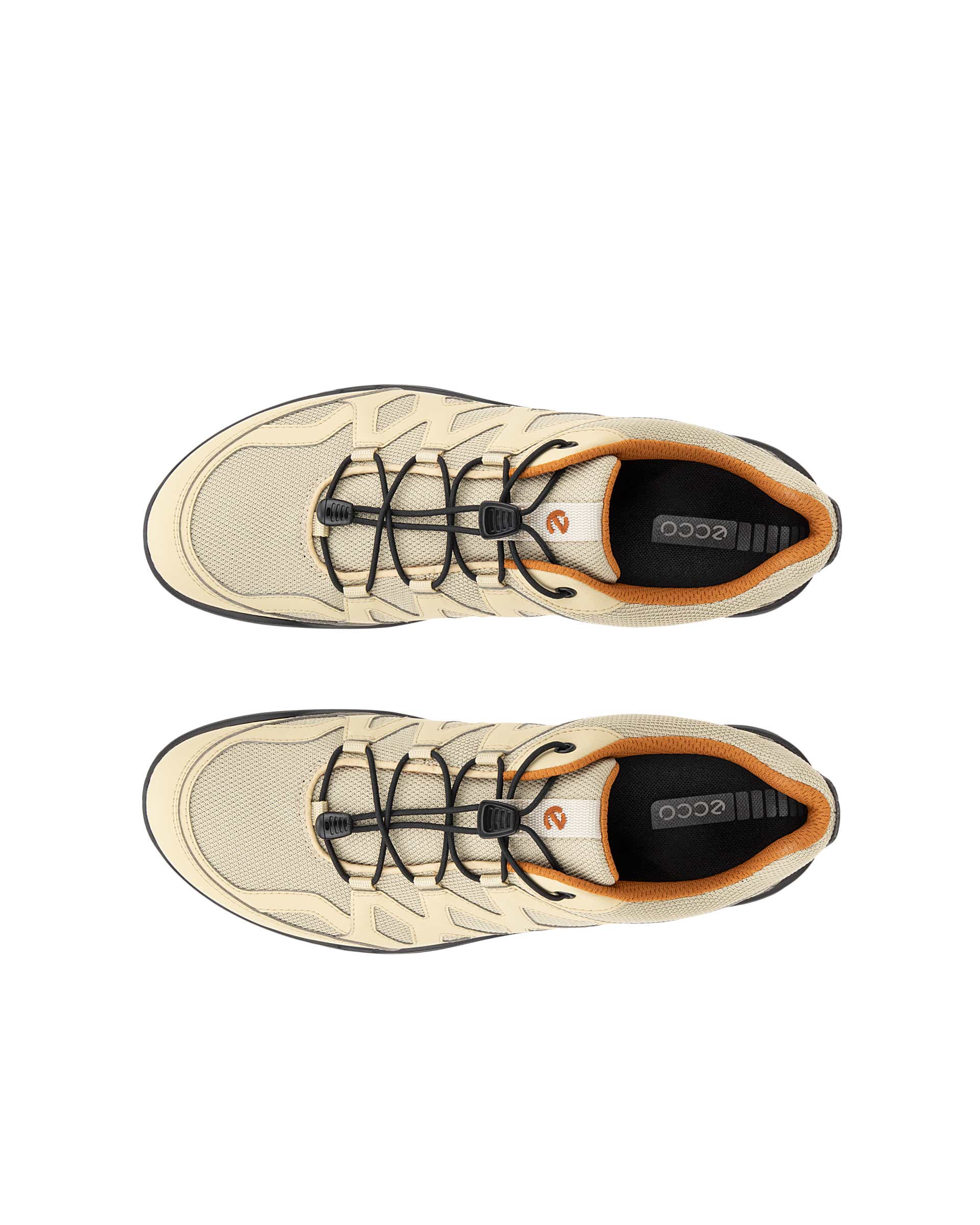 ECCO® TERRACRUISE LT snøresko i tekstil til herrer - Beige - Top left pair