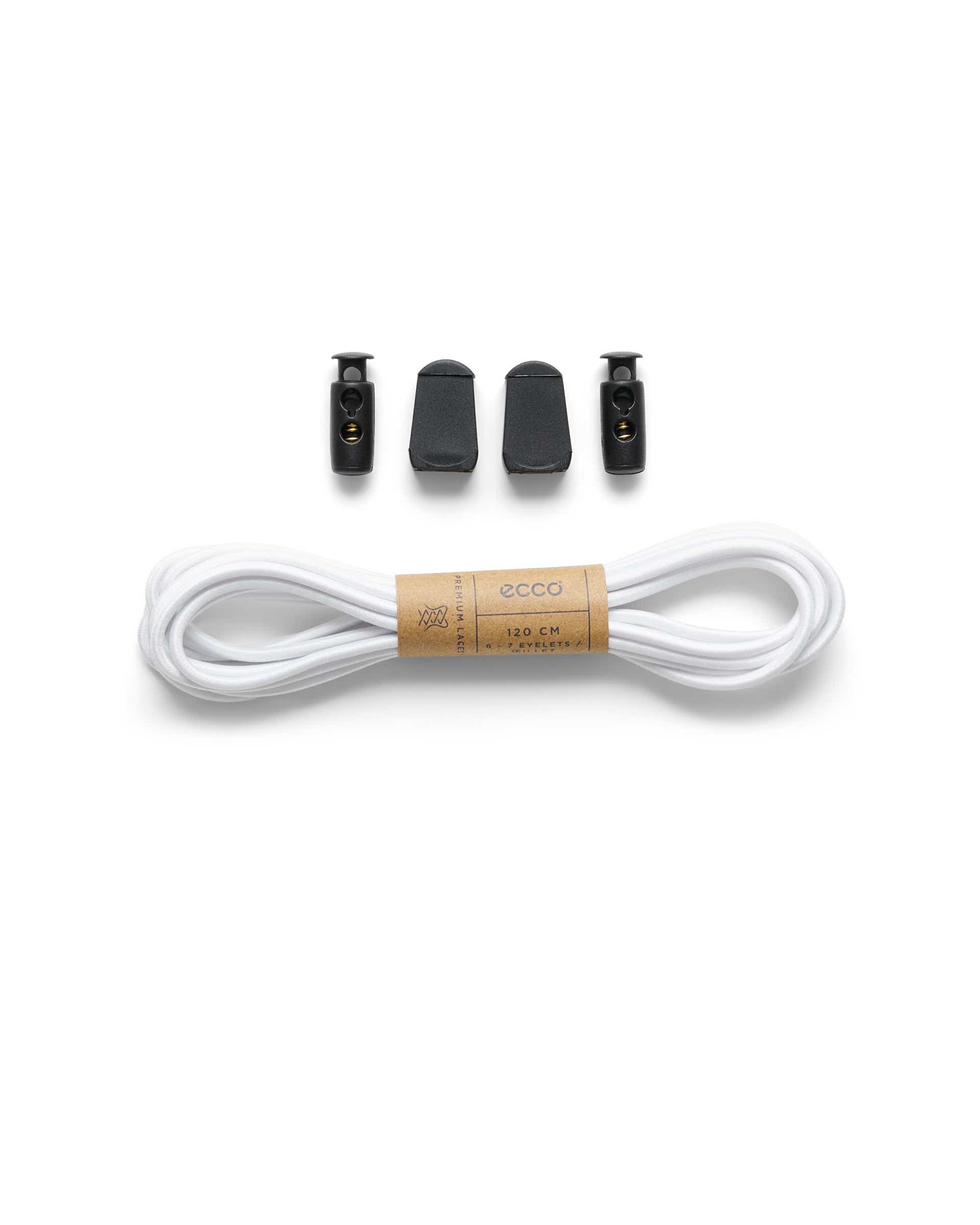 Atacadores ECCO® Fast Lock - Branco - Main