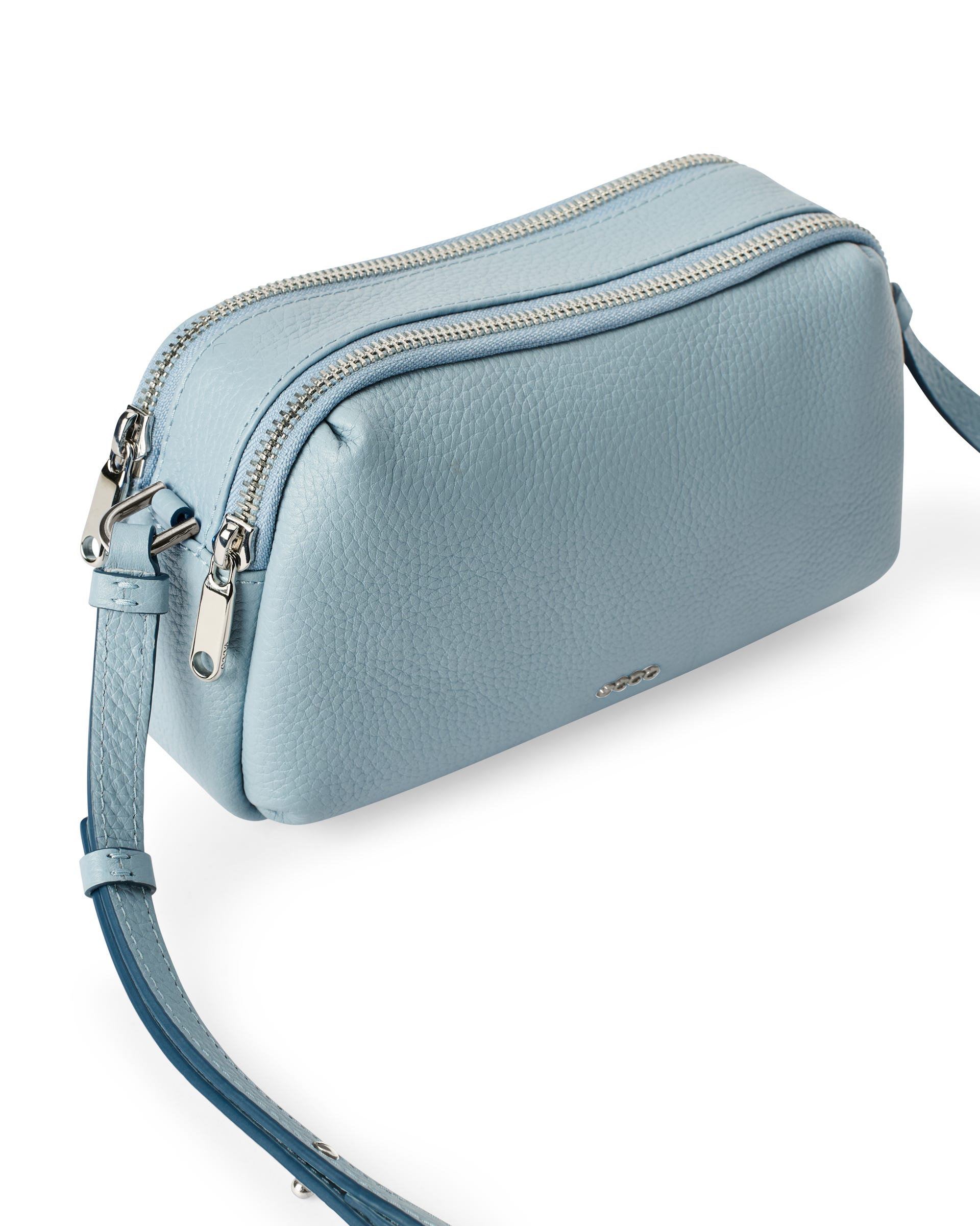 Mala para câmara couro ECCO® CAMERA BAG CURVE - Azul - Detail-2