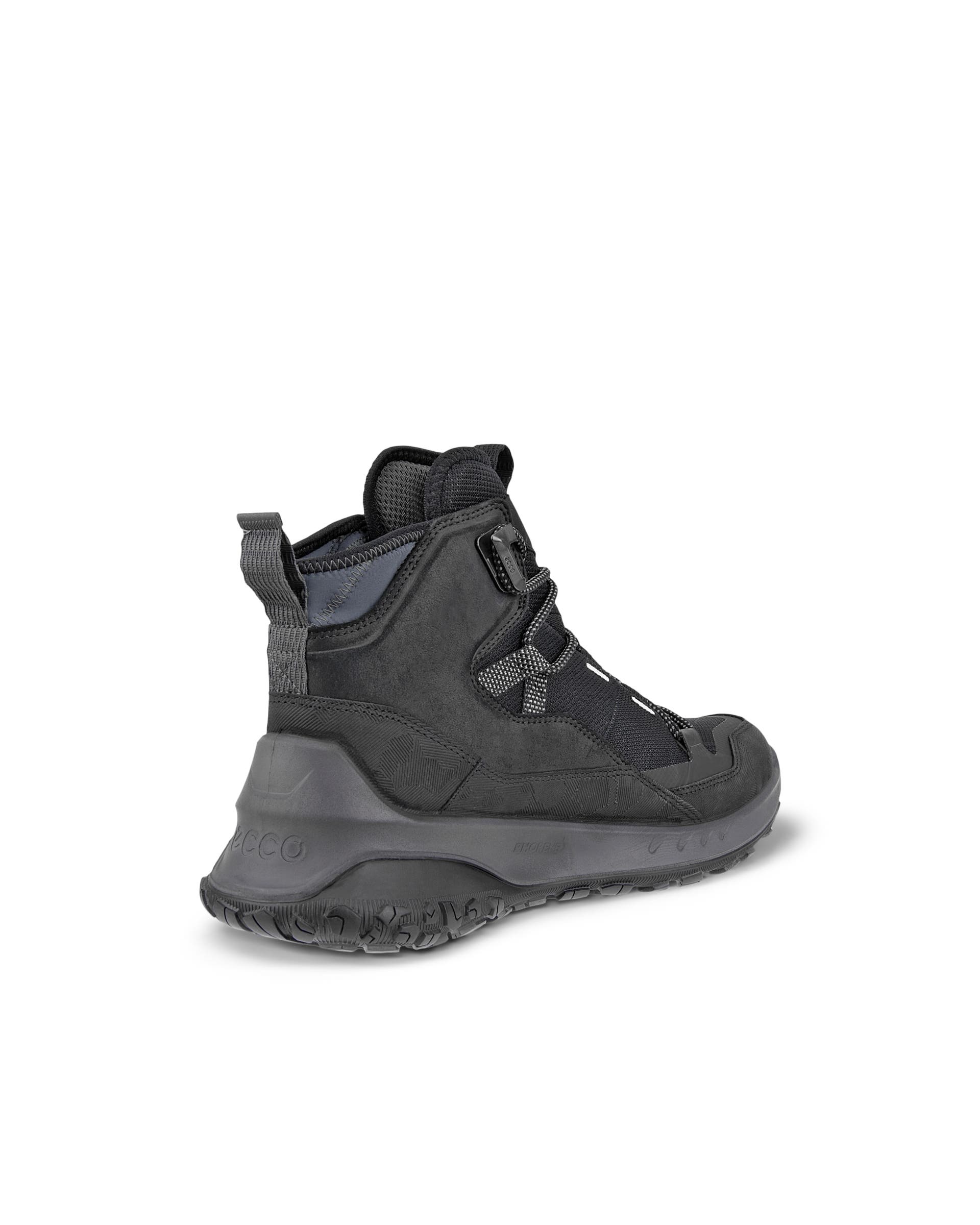 ECCO® ULT-TRN Mid Herren Wasserdichte Trekkingschuhe aus Nubukleder - Schwarz - Back