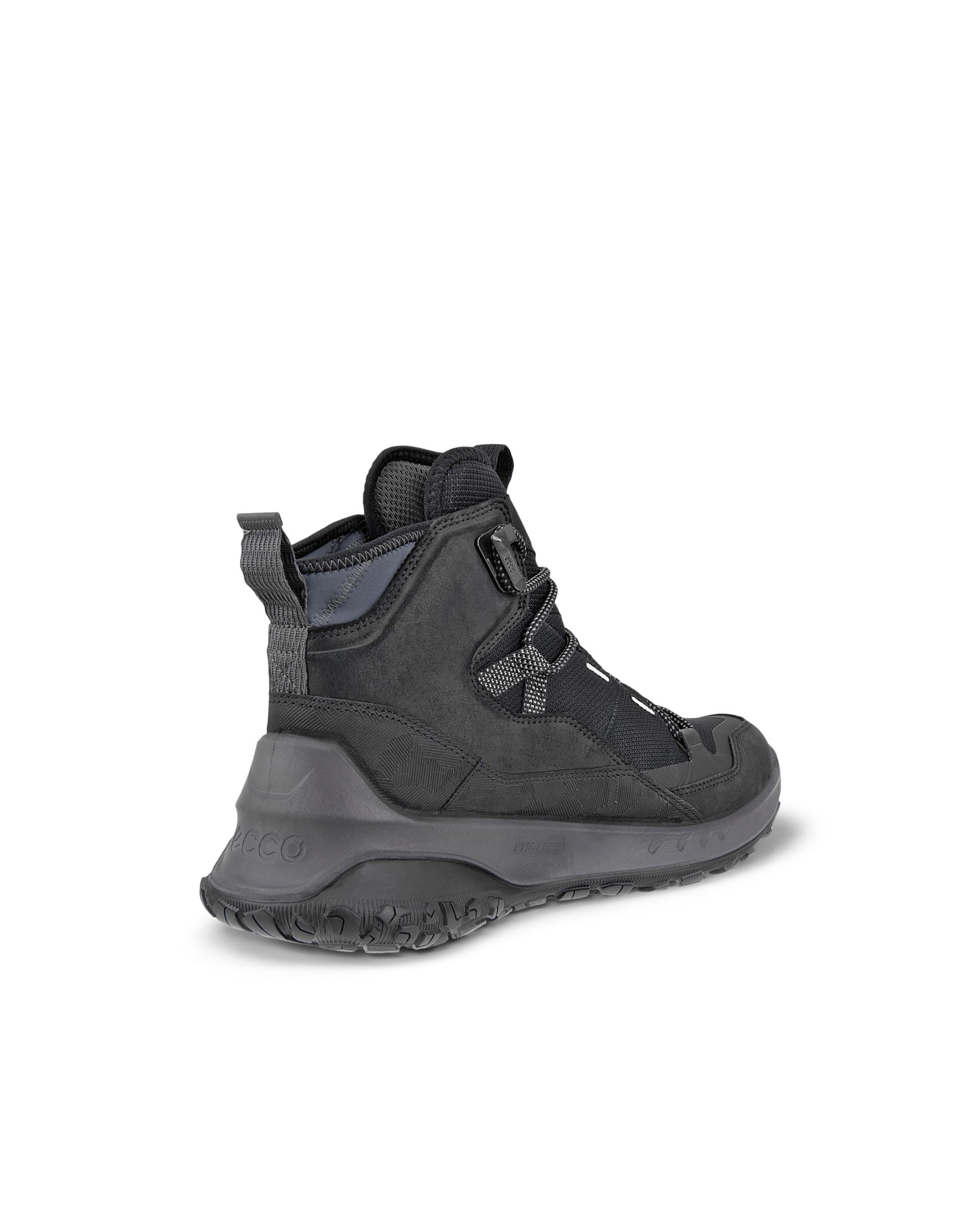 ECCO® ULT-TRN Mid Herren Wasserdichte Trekkingschuhe aus Nubukleder - Schwarz - Back