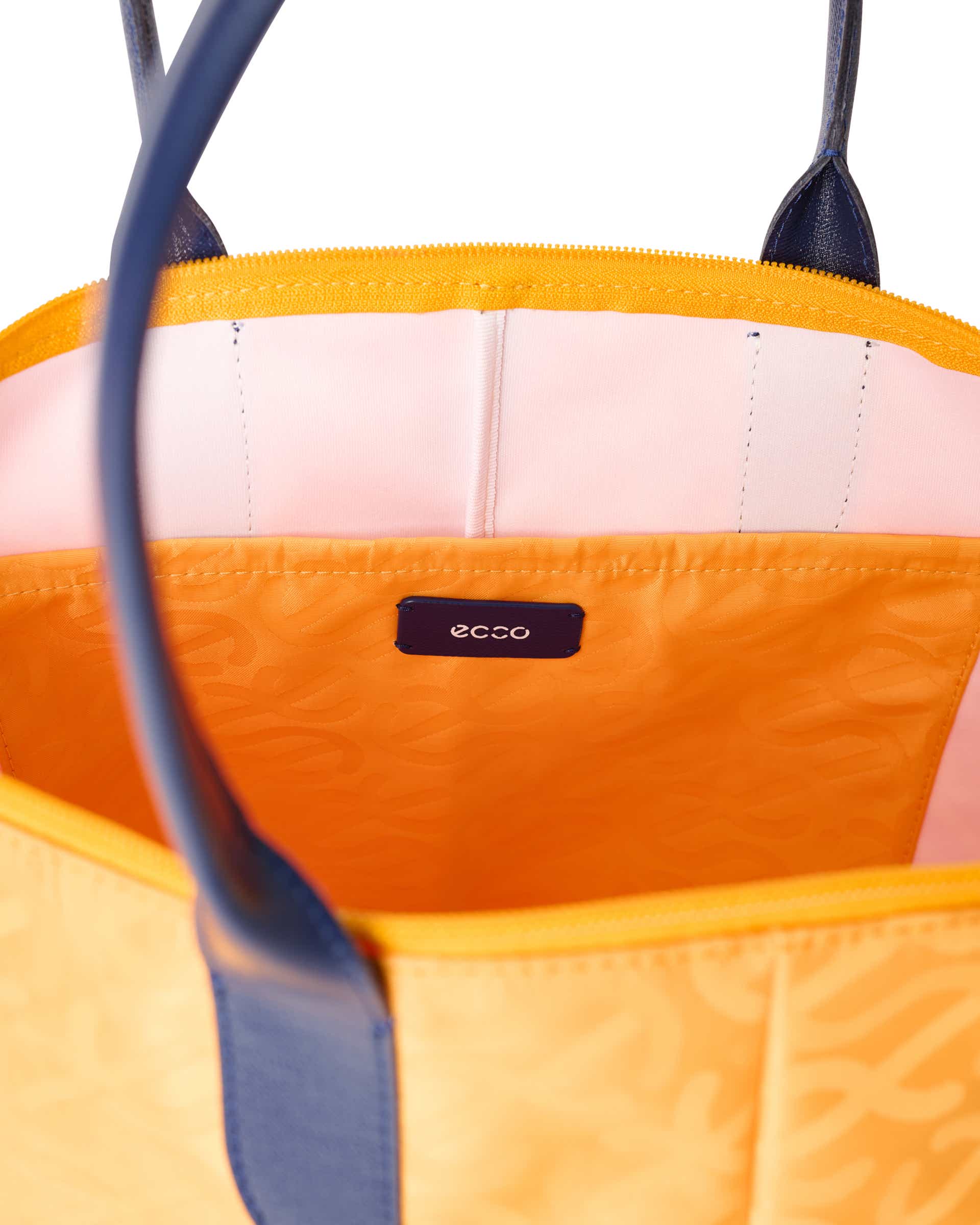 ECCO Tote Go Light E Wave レザートートバッグ - オレンジ - Inside