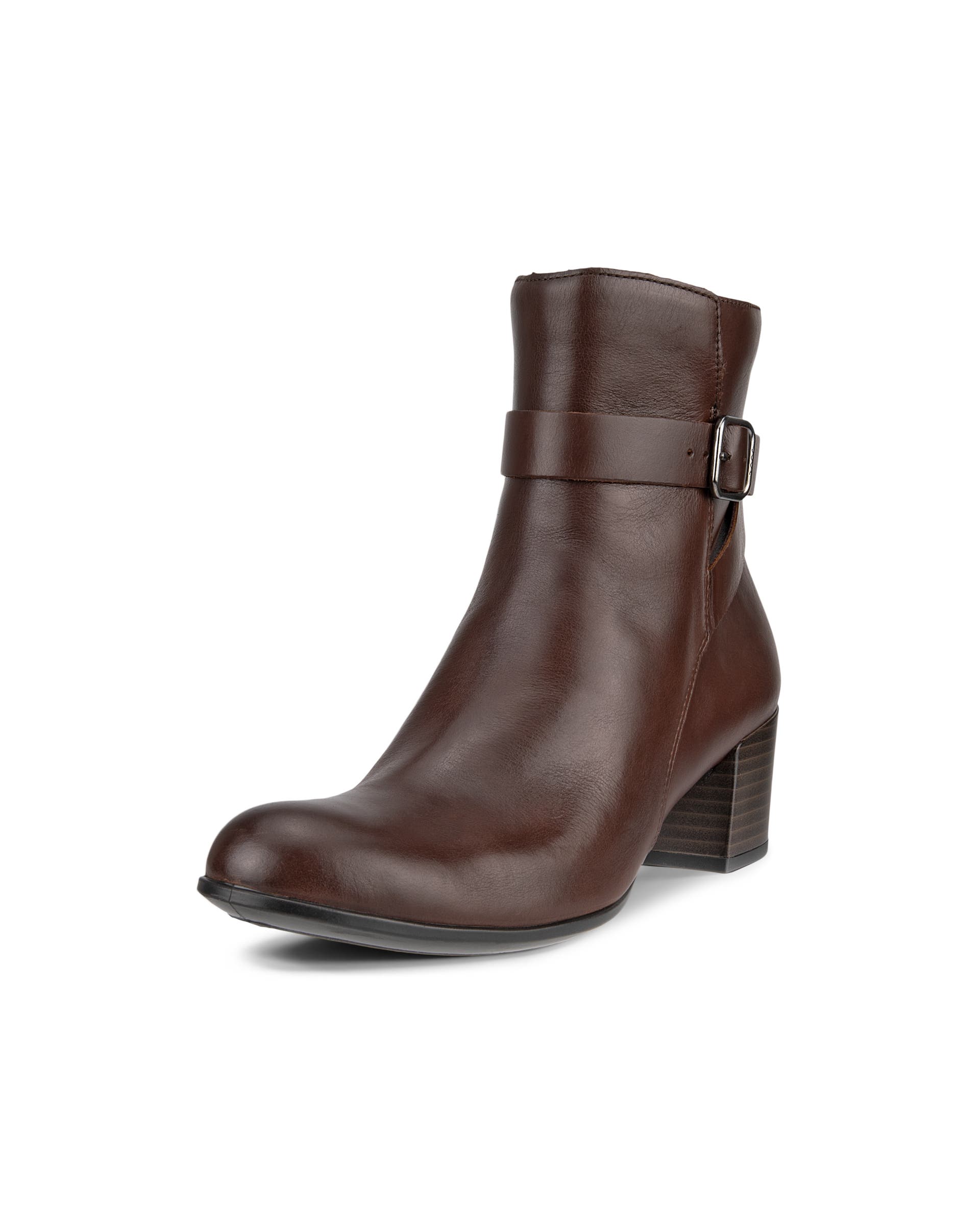 Women's ECCO® Dress Classic 35 Leather Ankle Boot - Brown - Main