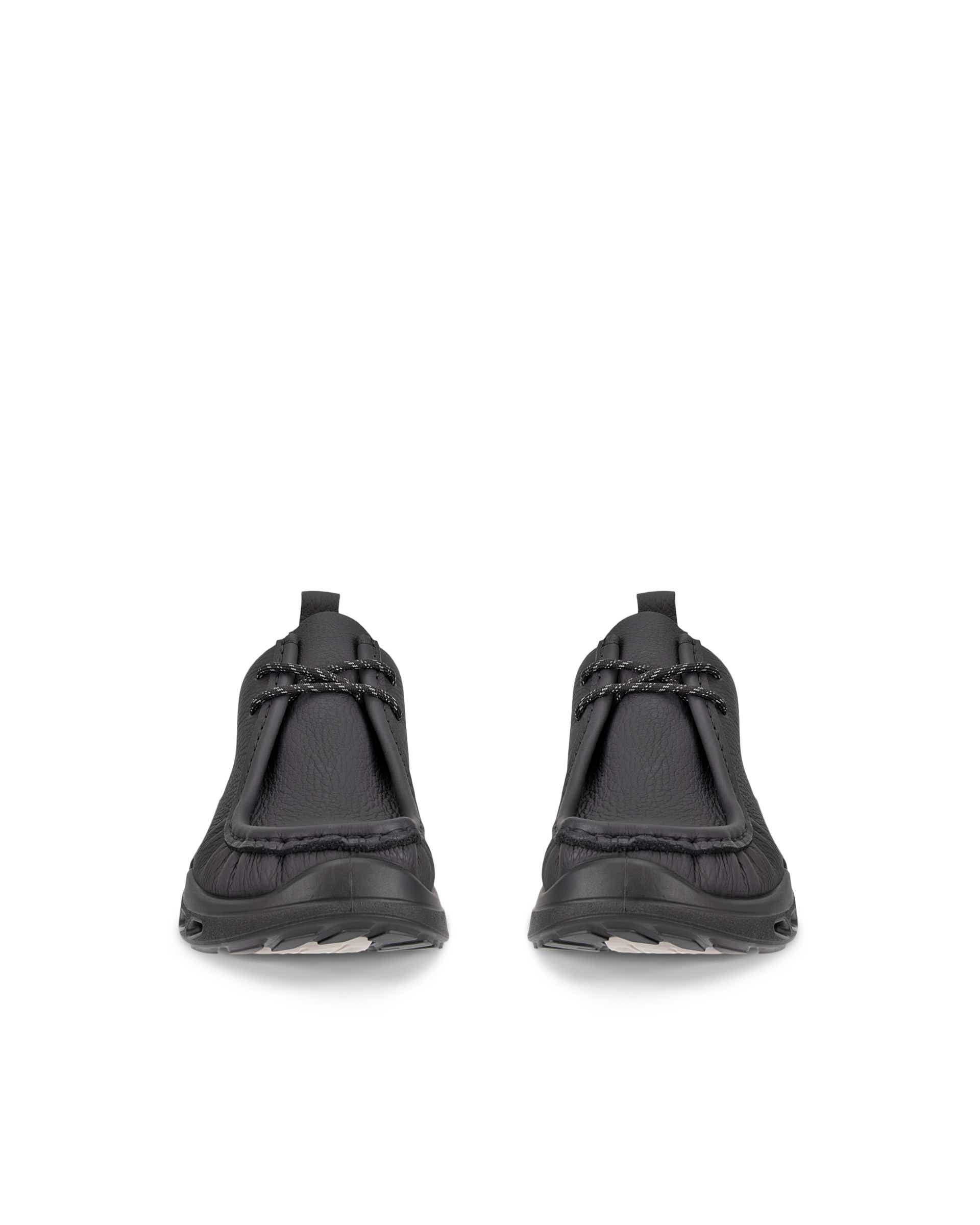 ECCO Biom 720 Women ウィメンズ レザーシューズ - ブラック - Front pair