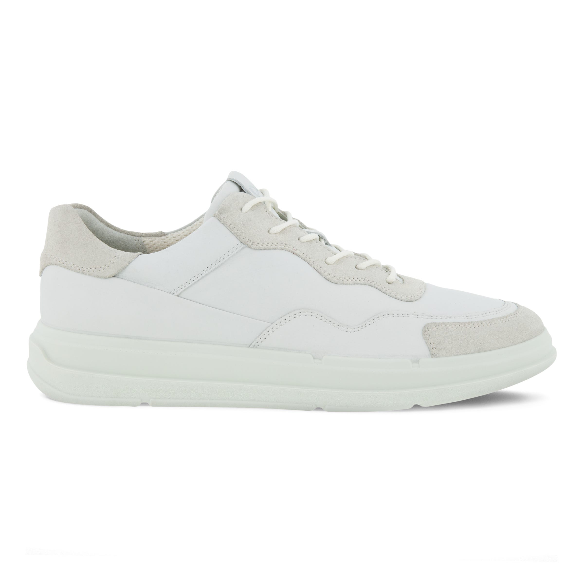 ECCO Soft X メンズ レザースニーカー | ホワイト