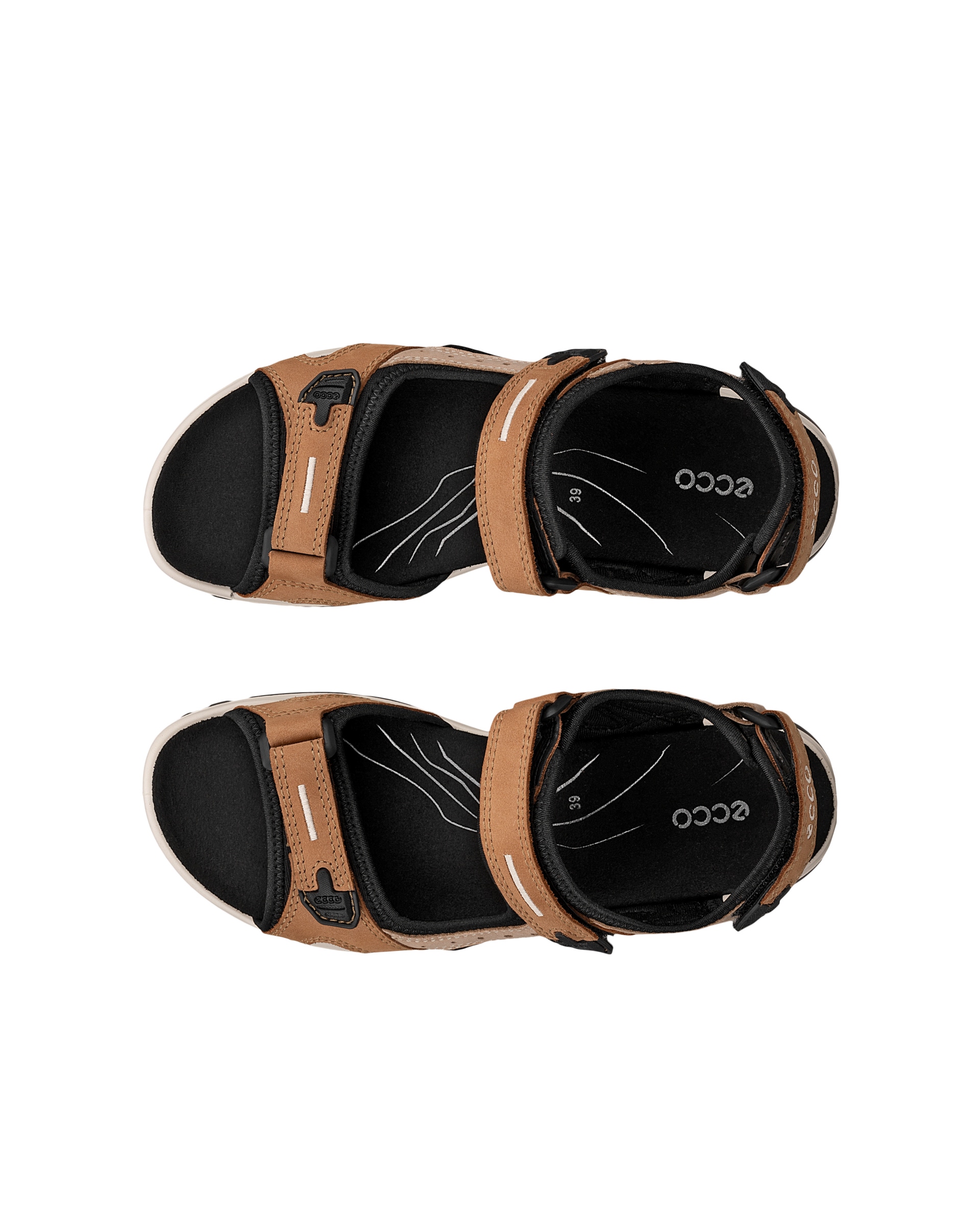 ECCO® Offroad nubuknahast matkasandaalid naistele - Pruun - Top left pair
