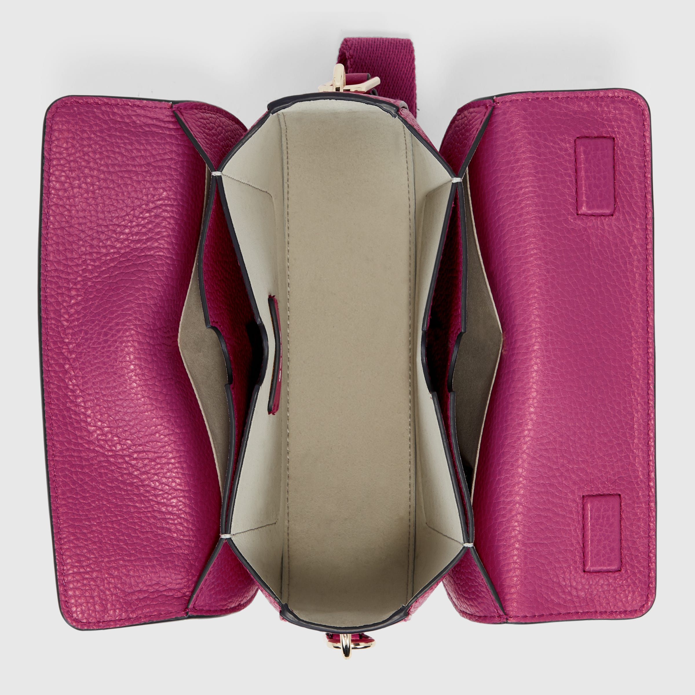 ECCO Textureblock Saddle Bag - Purple - Birdeye