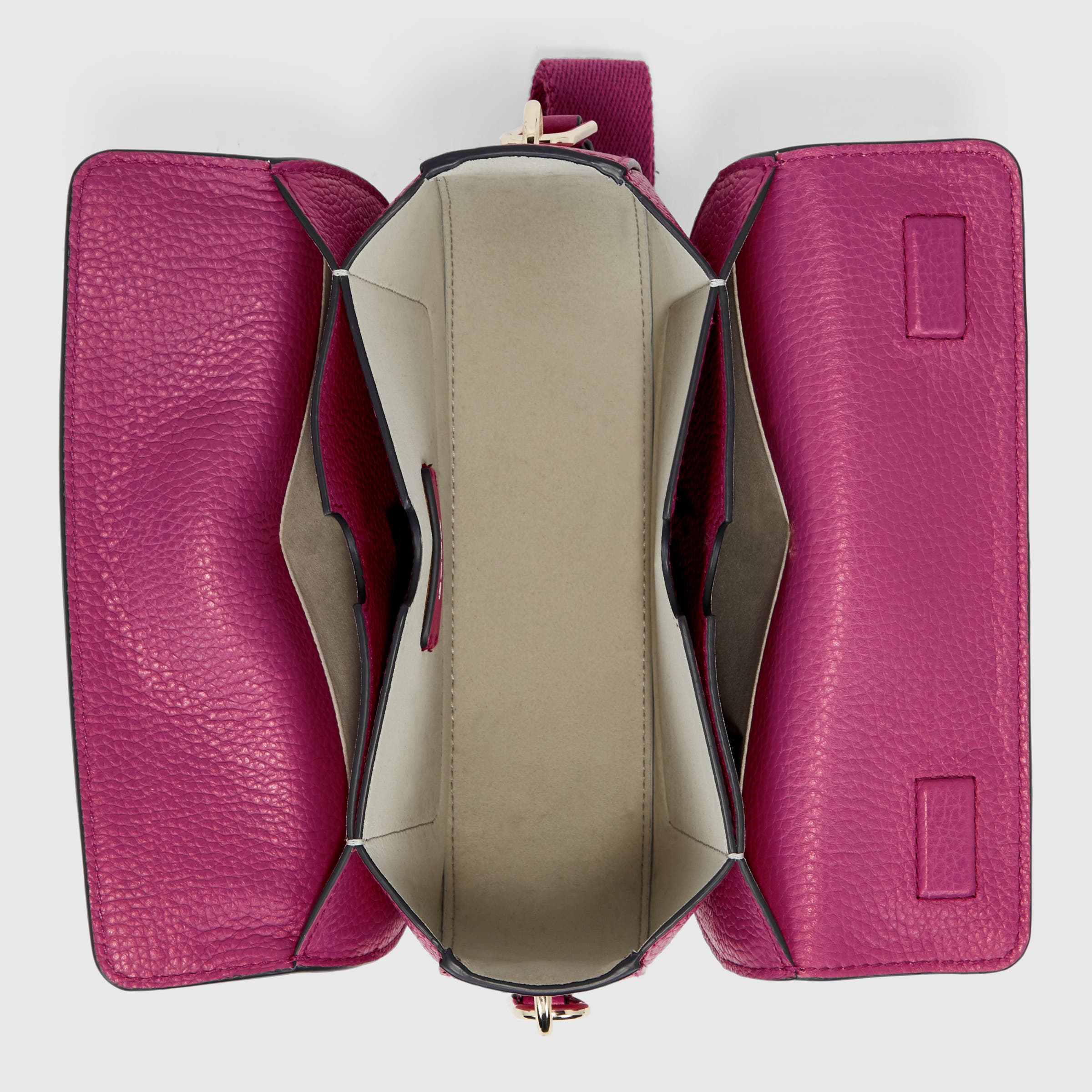 ECCO Textureblock Saddle Bag - Purple - Birdeye