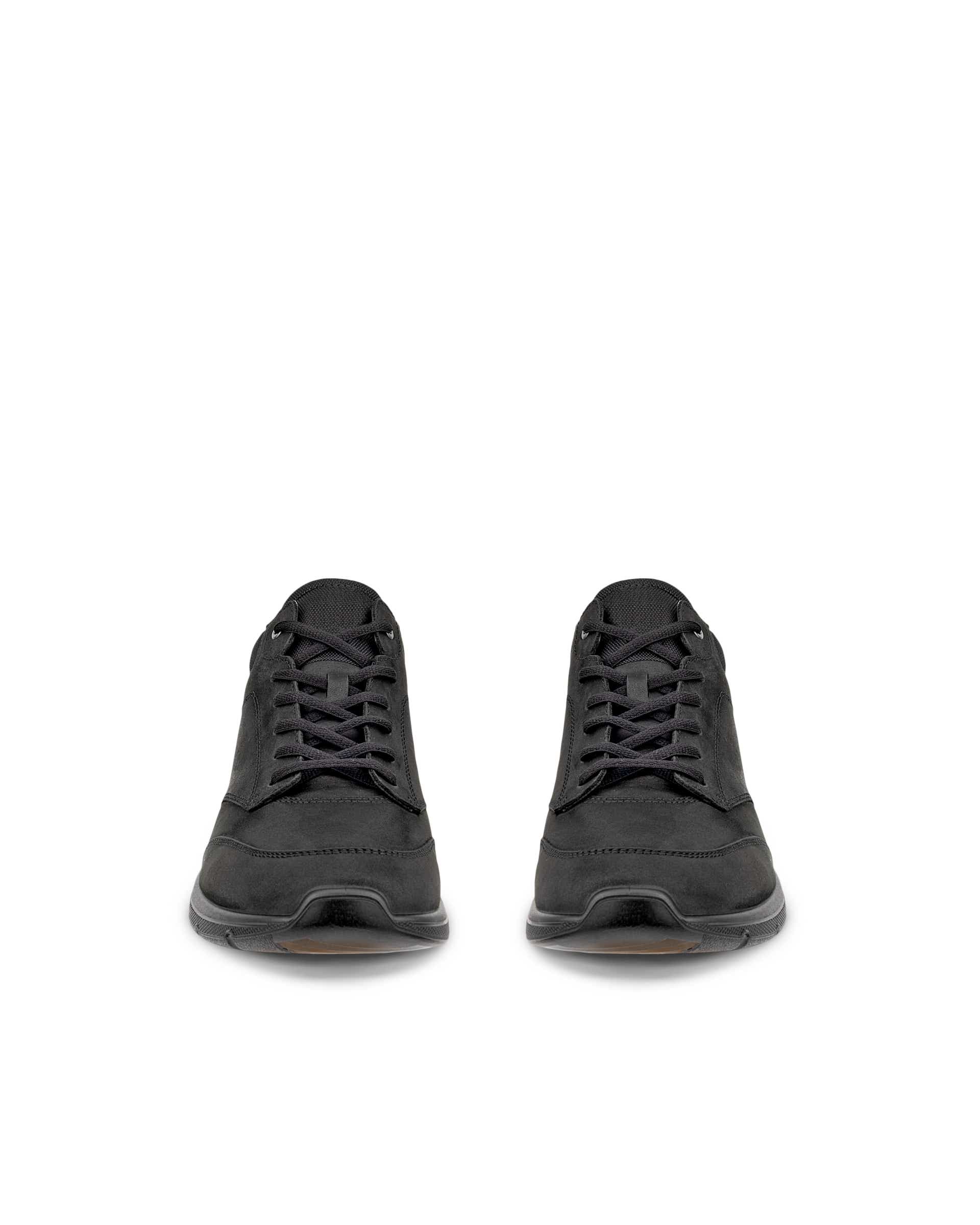 Men's ECCO® IRVING Nubuck Ankle Boot - Black - Front pair