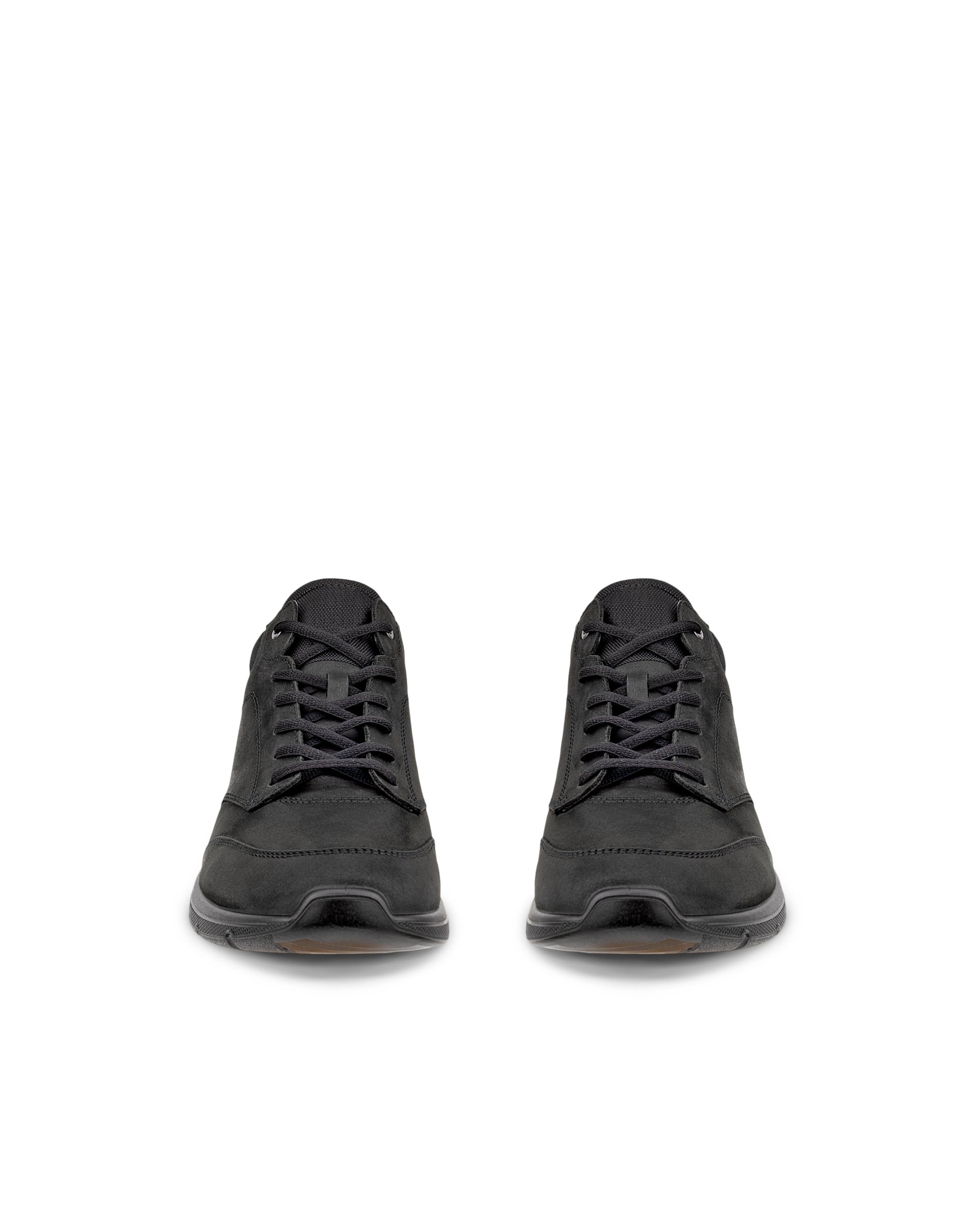 Pánske nubukové členkové čižmy ECCO® IRVING - Čierna - Front pair