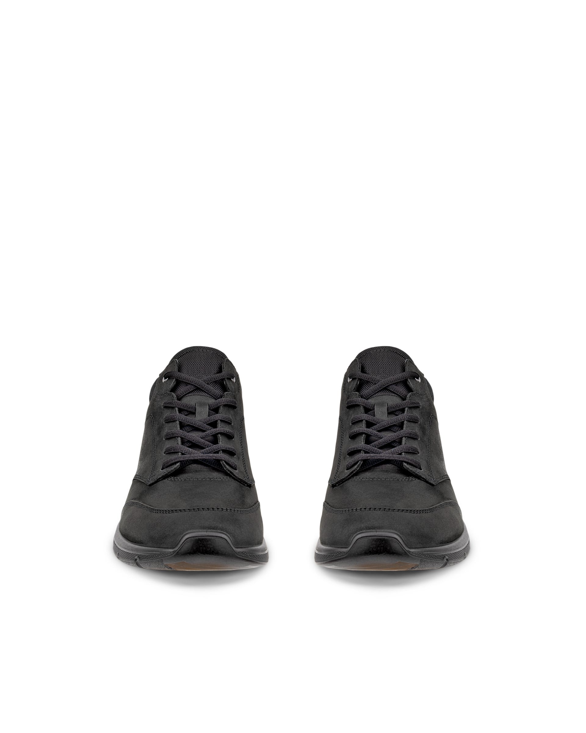 Men's ECCO® IRVING Nubuck Ankle Boot - Black - Front pair