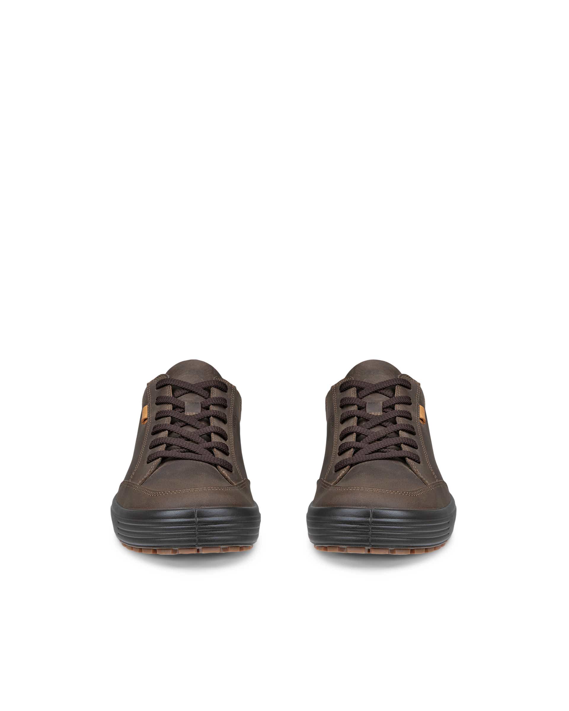 ECCO® SOFT 7 TRED Herren Wasserdichter Wanderschuh aus Nubukleder - Braun - Front pair