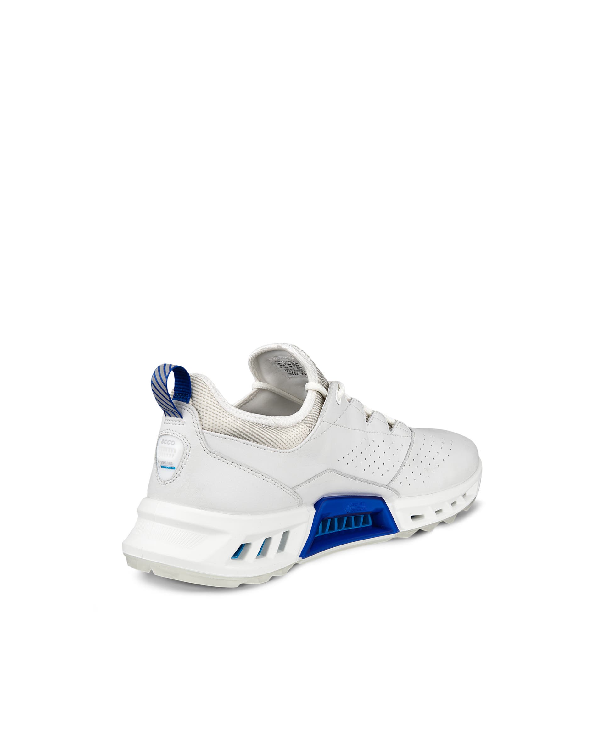 Men's ECCO® Golf Biom C4 Leather Gore-Tex Golf Shoe - White - Back