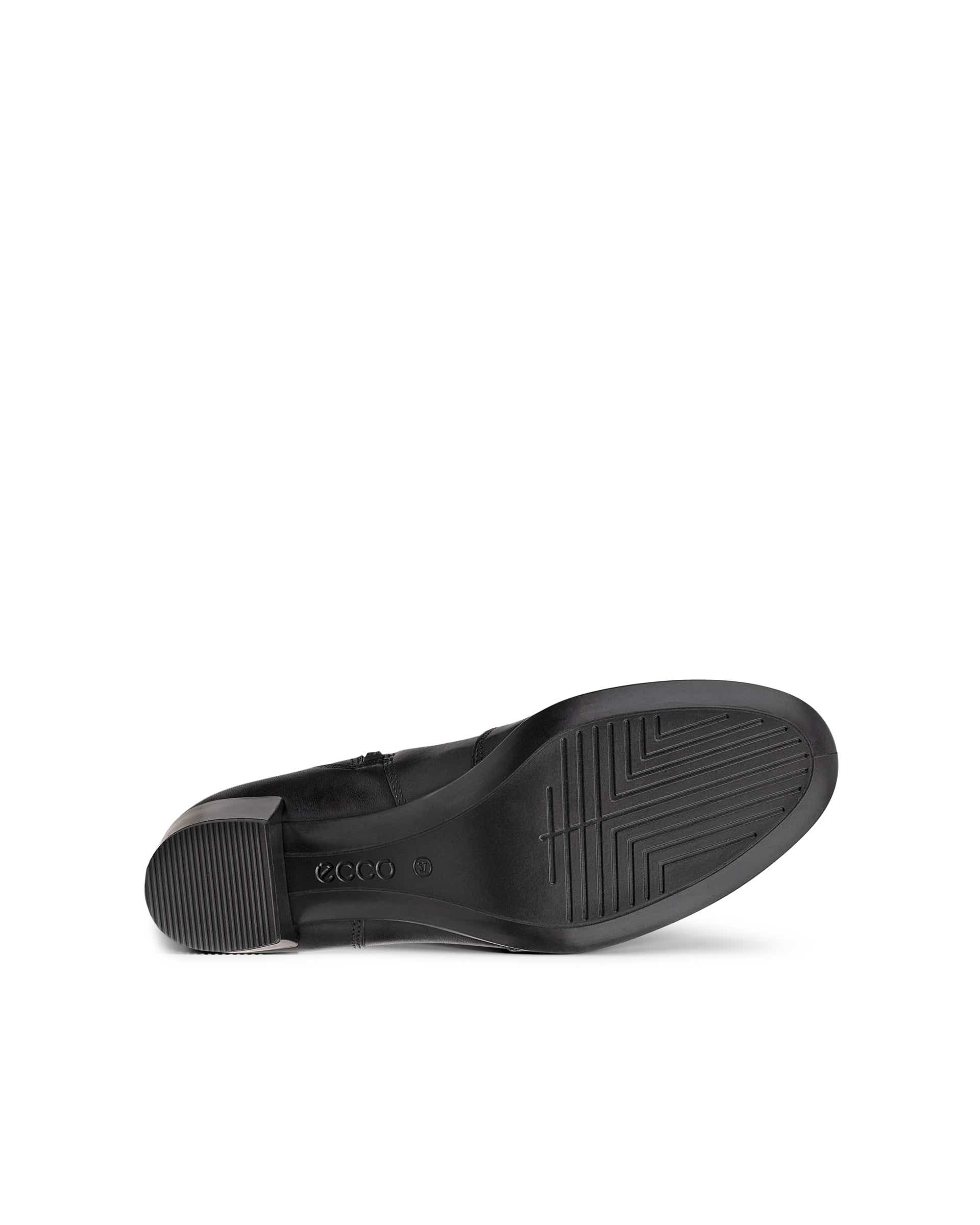 ECCO Shape 35 ウィメンズ レザーアンクルブーツ - ブラック - Sole