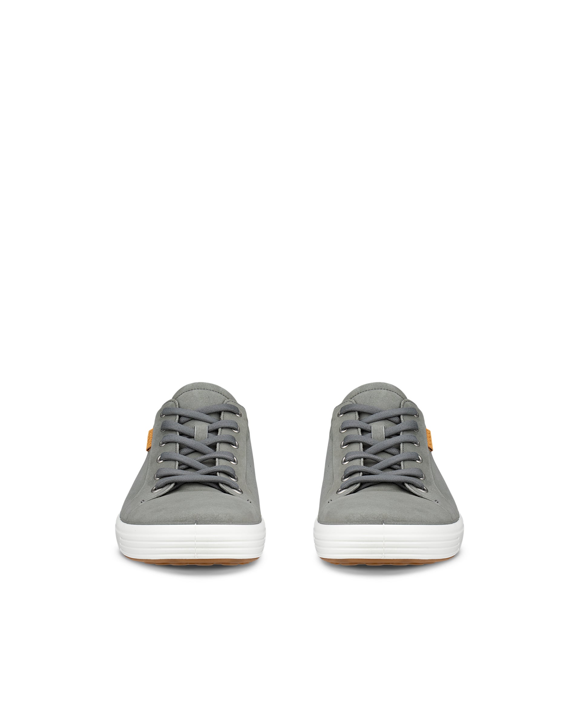 Pánske nubukové tenisky ECCO® SOFT 7 - Sivá - Front pair