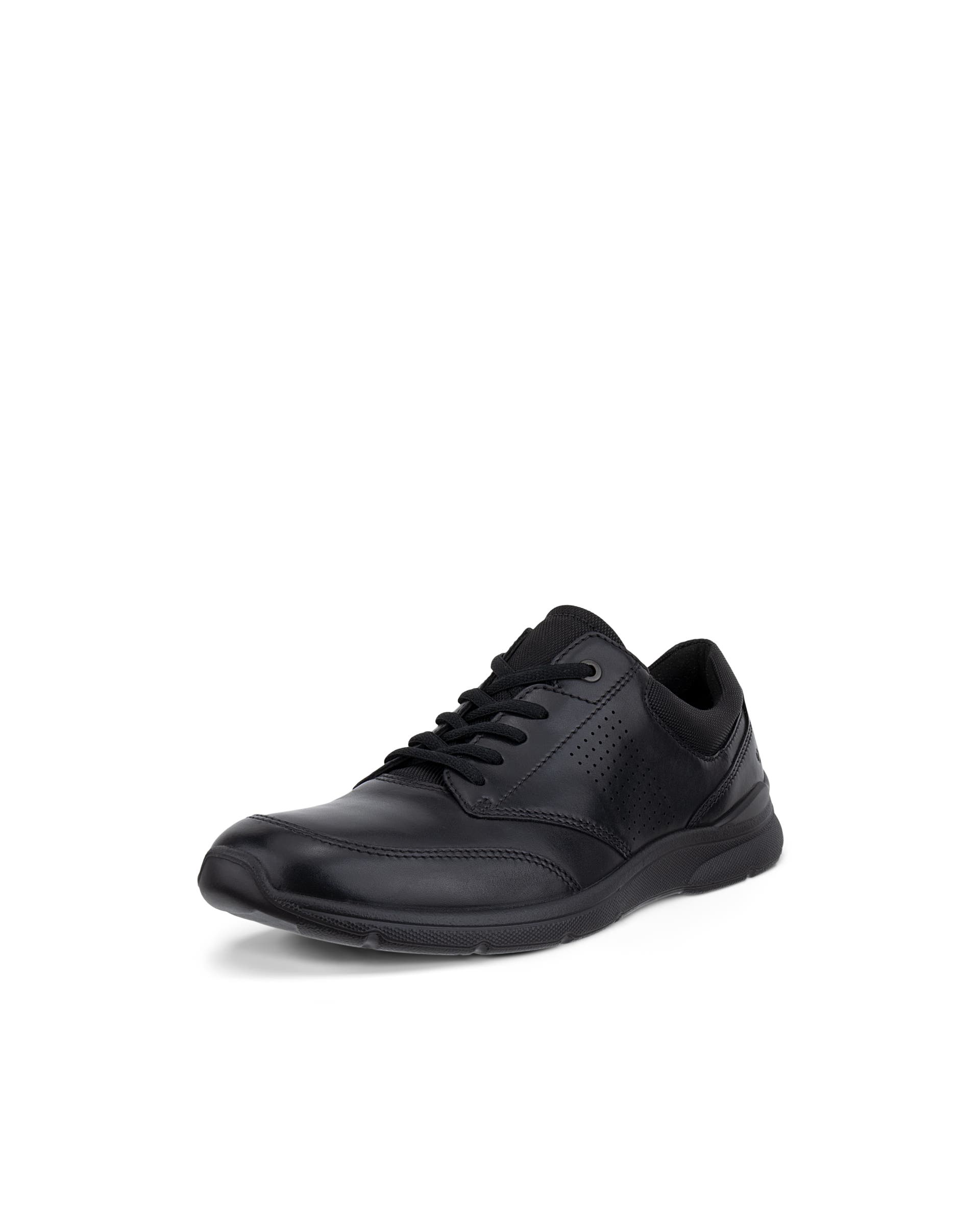 ECCO® Irving chaussures à lacet en cuir pour homme - Noir - Main
